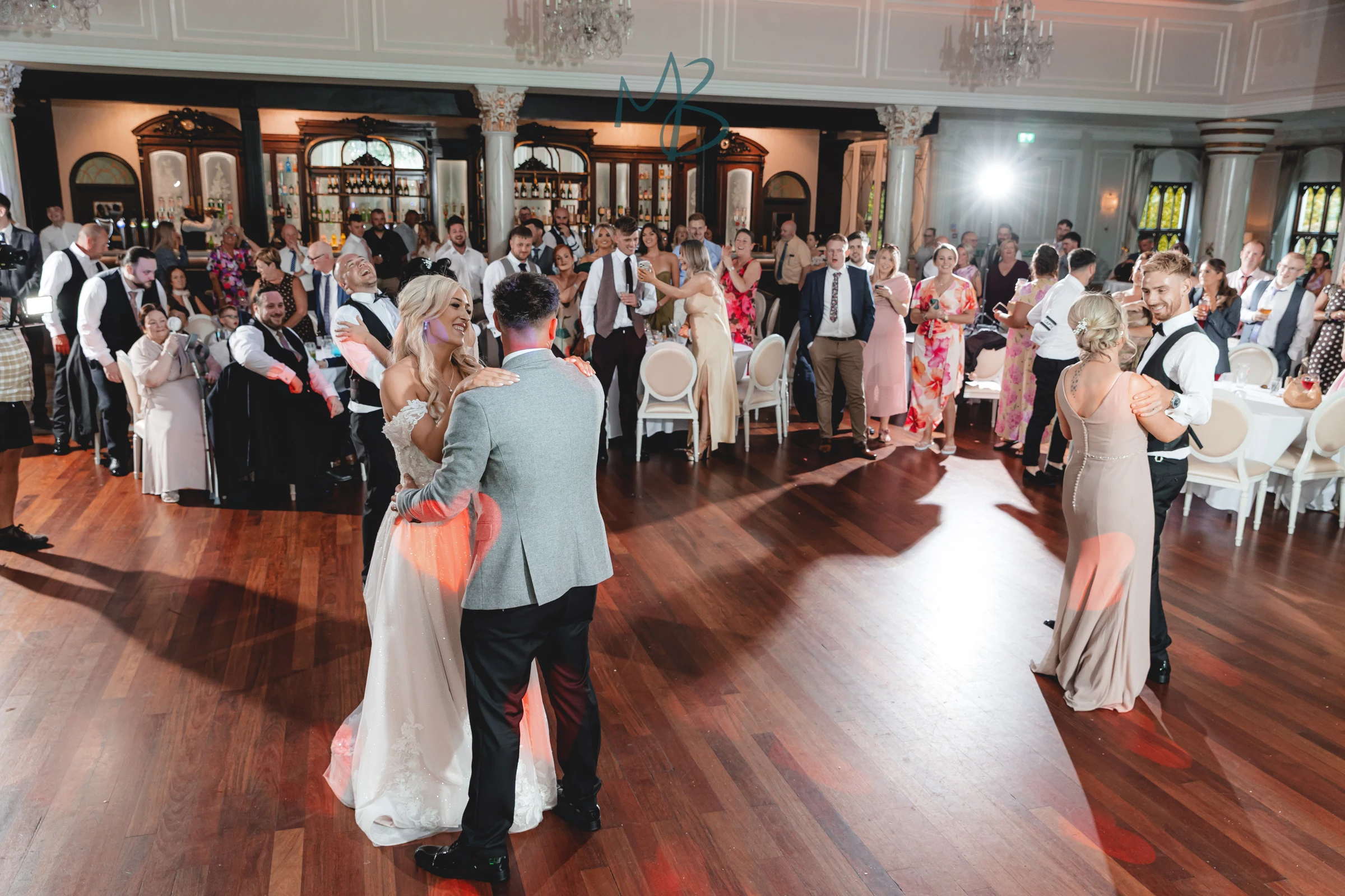 Lee and Melissa, Tullyglass Hotel