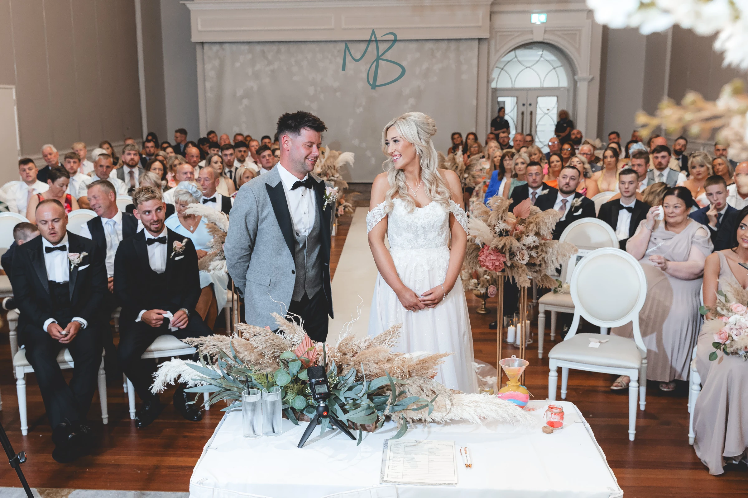 Lee and Melissa, Tullyglass Hotel