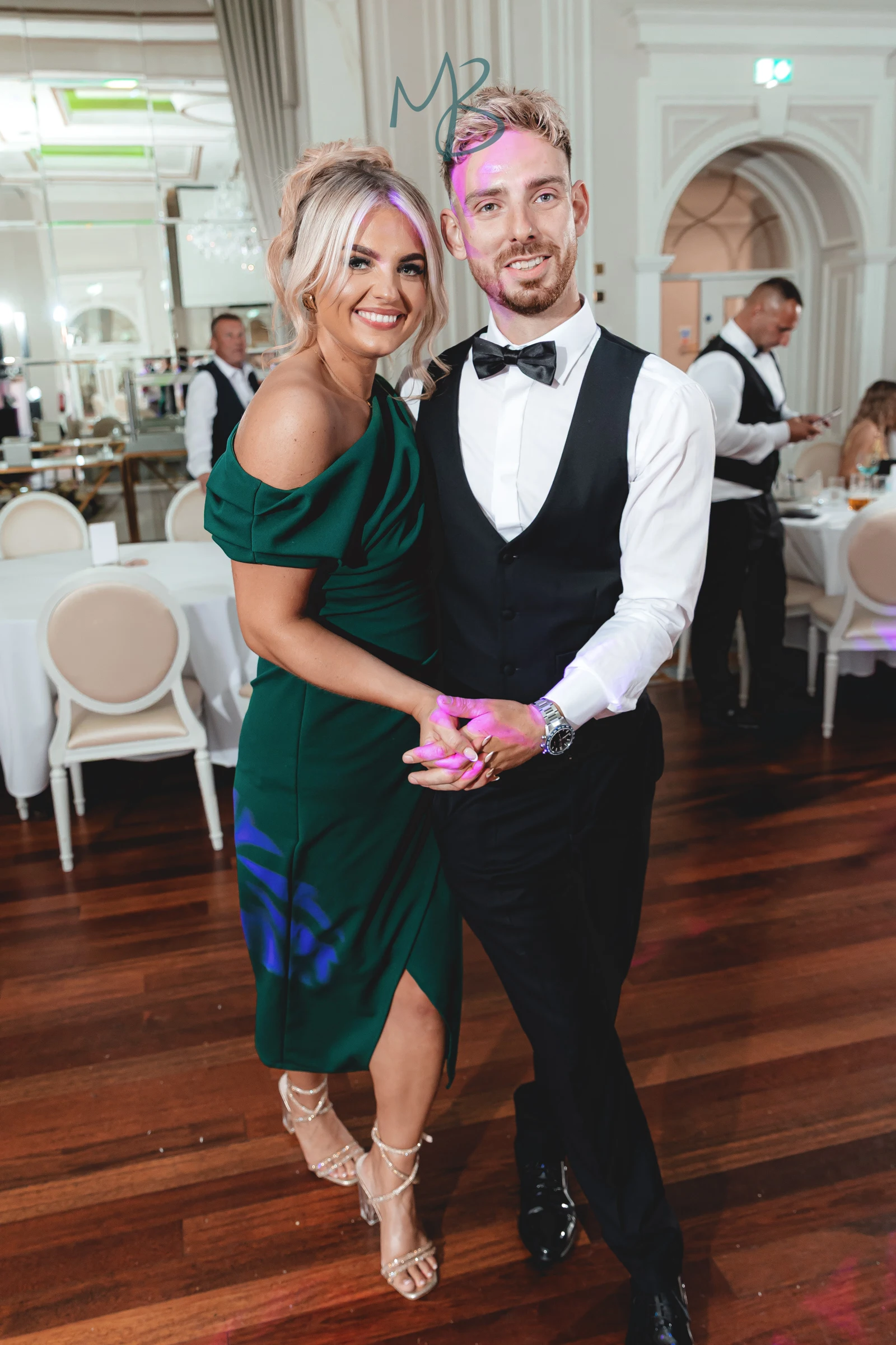 Lee and Melissa, Tullyglass Hotel