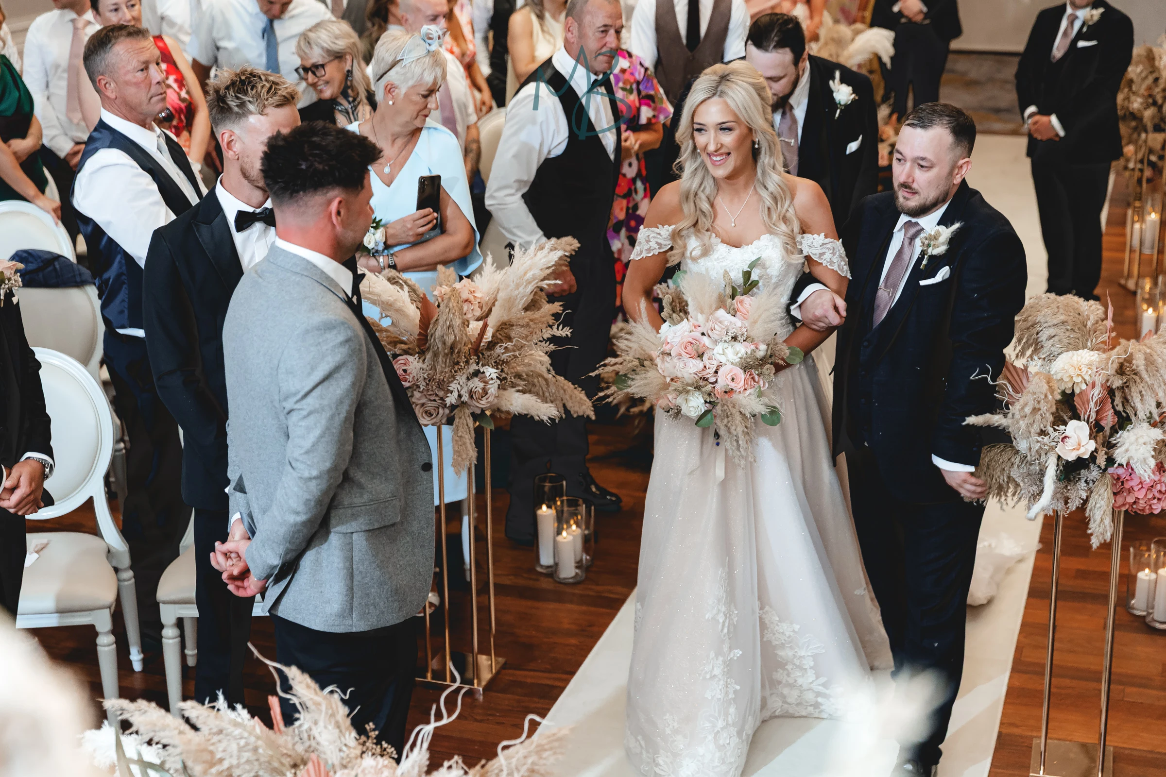 Lee and Melissa, Tullyglass Hotel