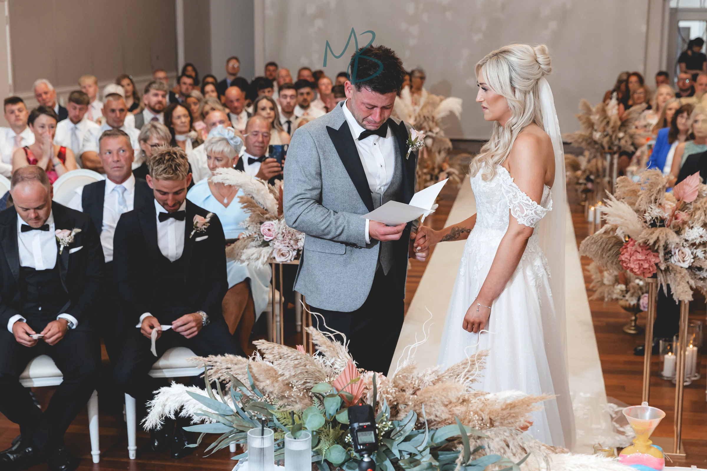Lee and Melissa, Tullyglass Hotel