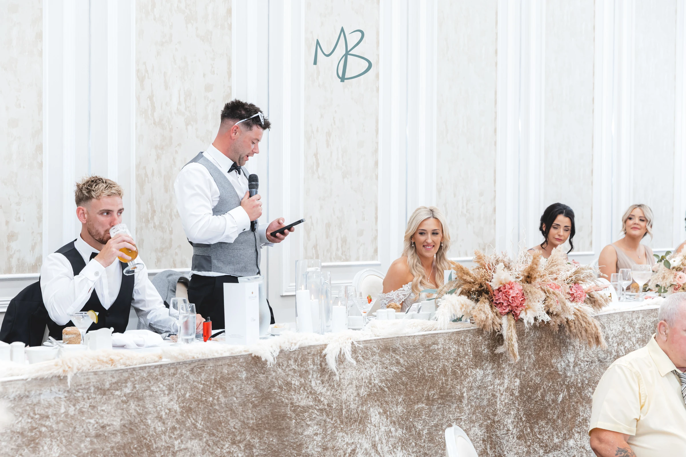 Lee and Melissa, Tullyglass Hotel