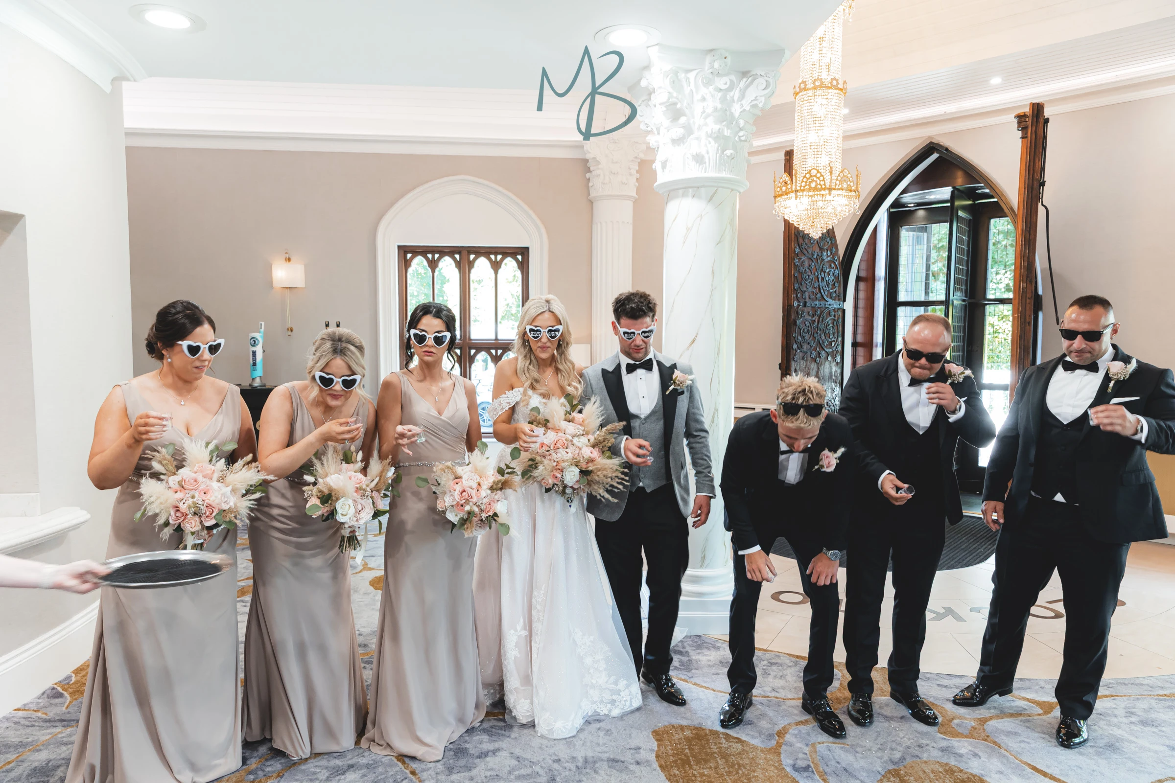 Lee and Melissa, Tullyglass Hotel