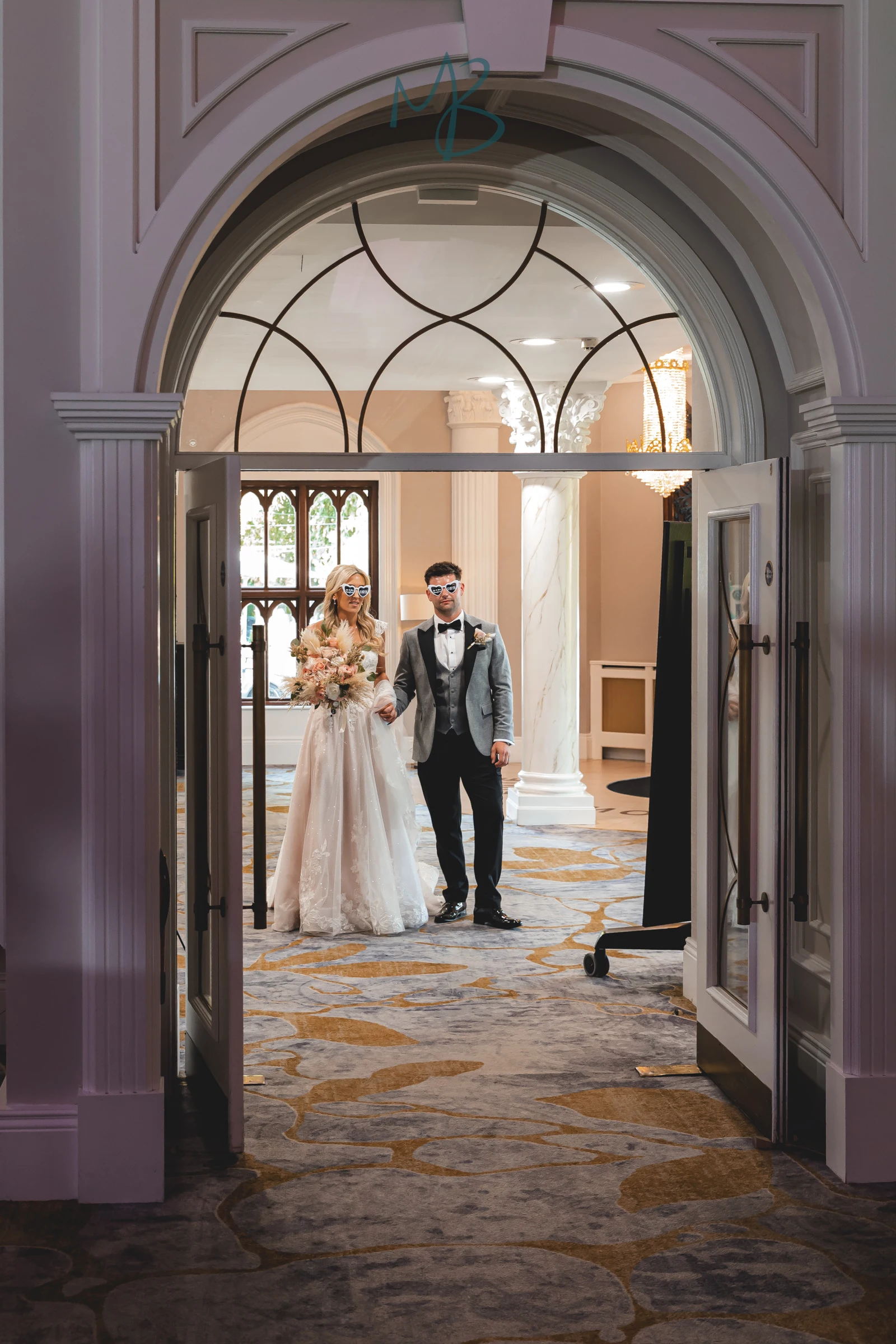 Lee and Melissa, Tullyglass Hotel