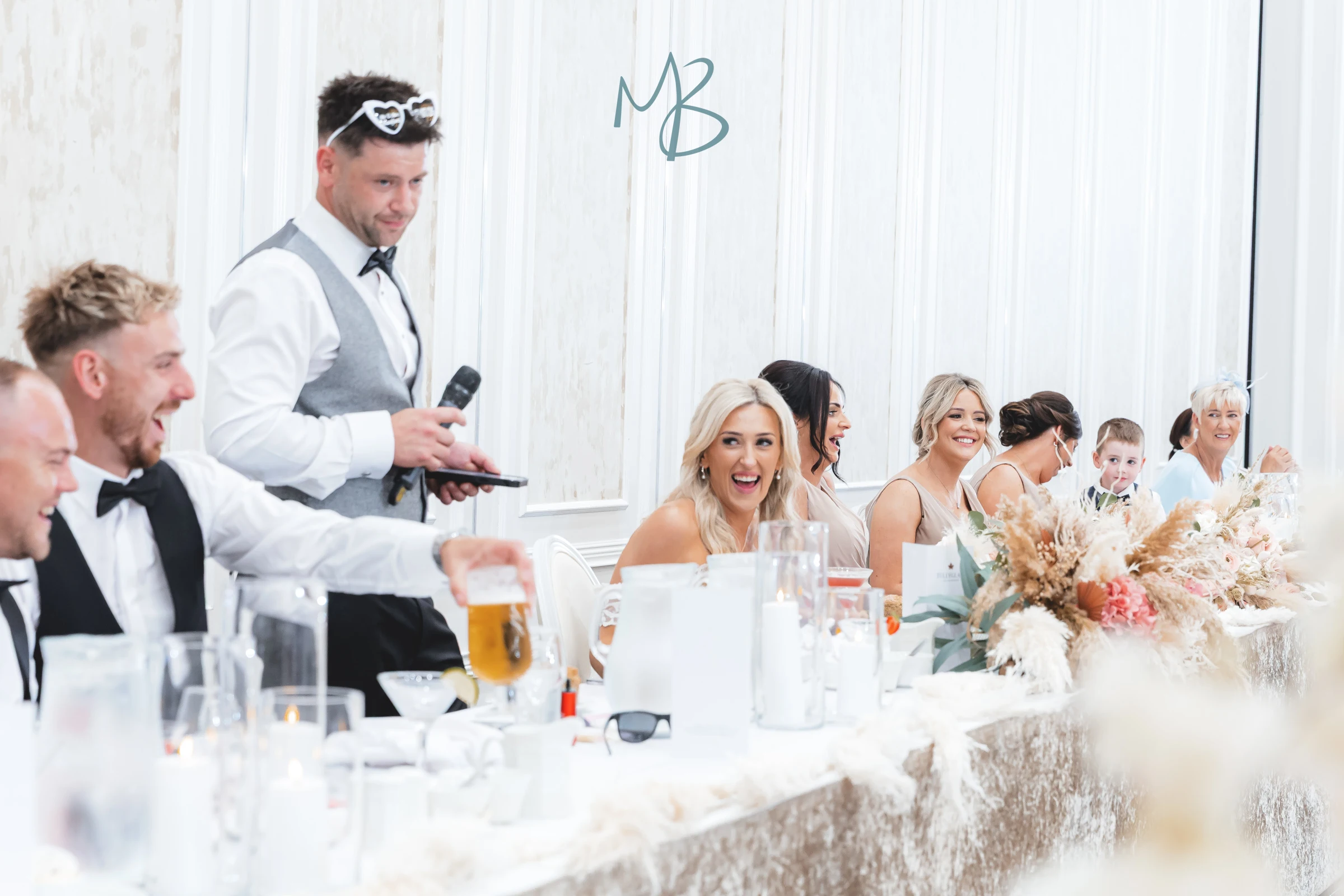 Lee and Melissa, Tullyglass Hotel