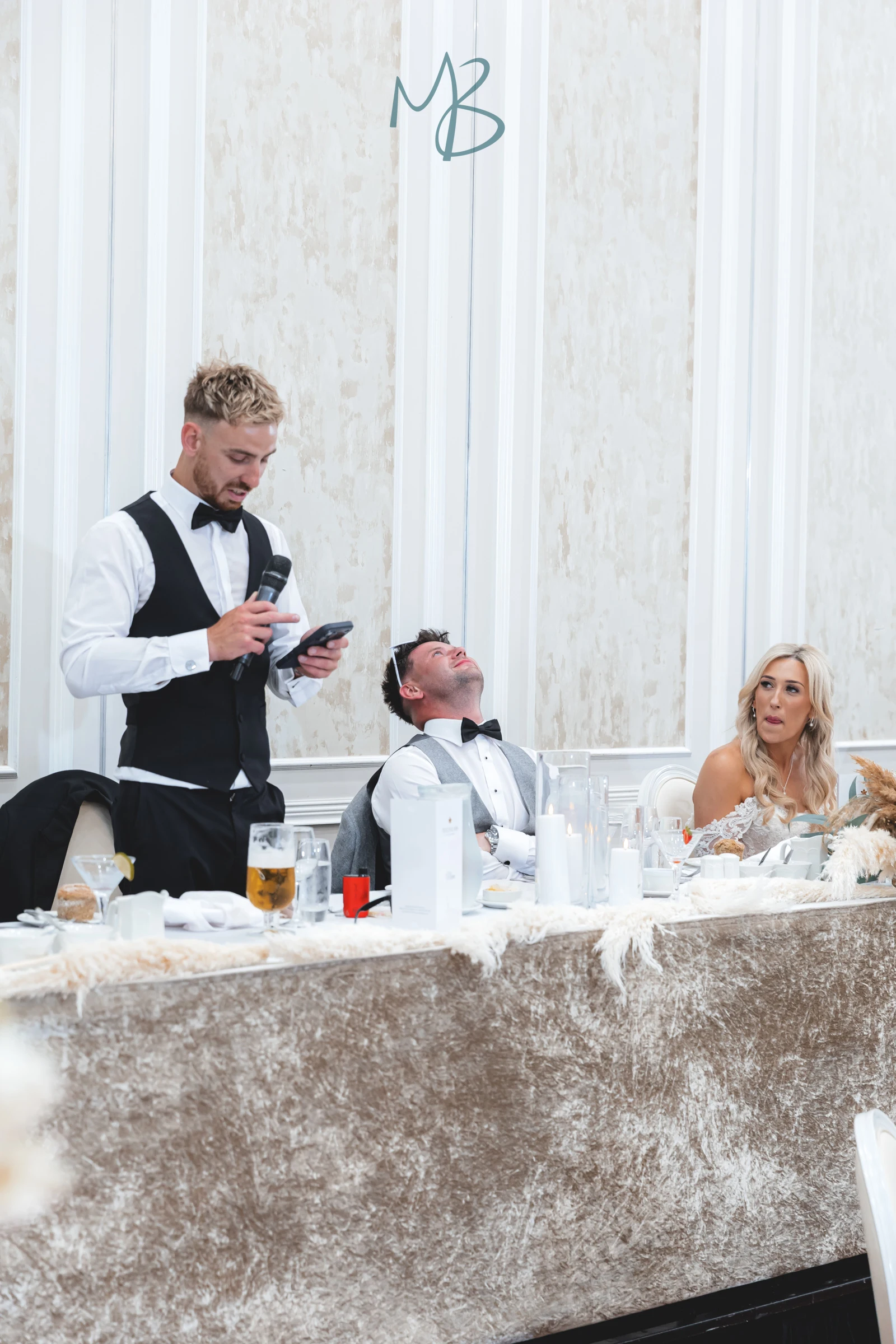 Lee and Melissa, Tullyglass Hotel