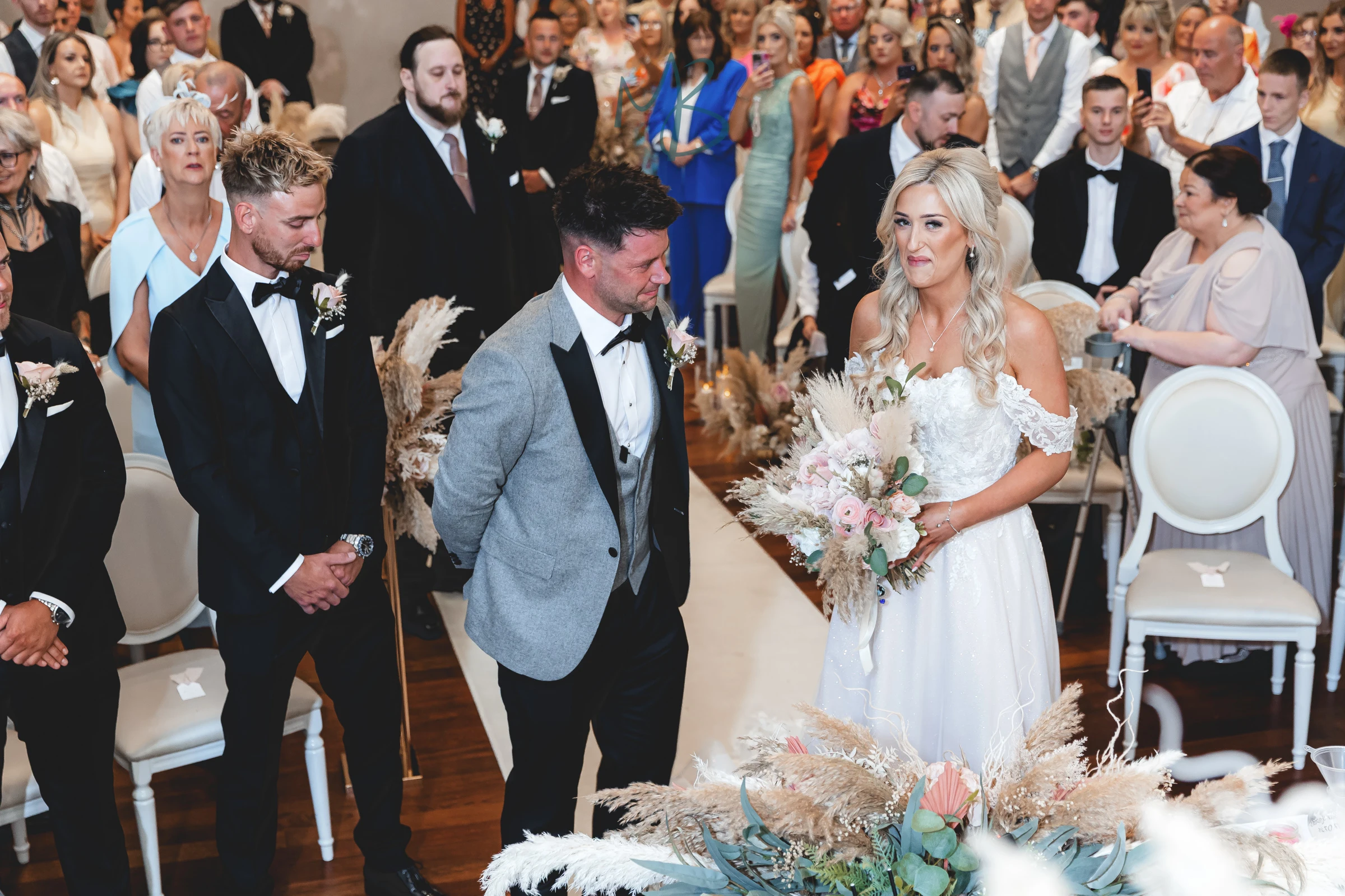 Lee and Melissa, Tullyglass Hotel