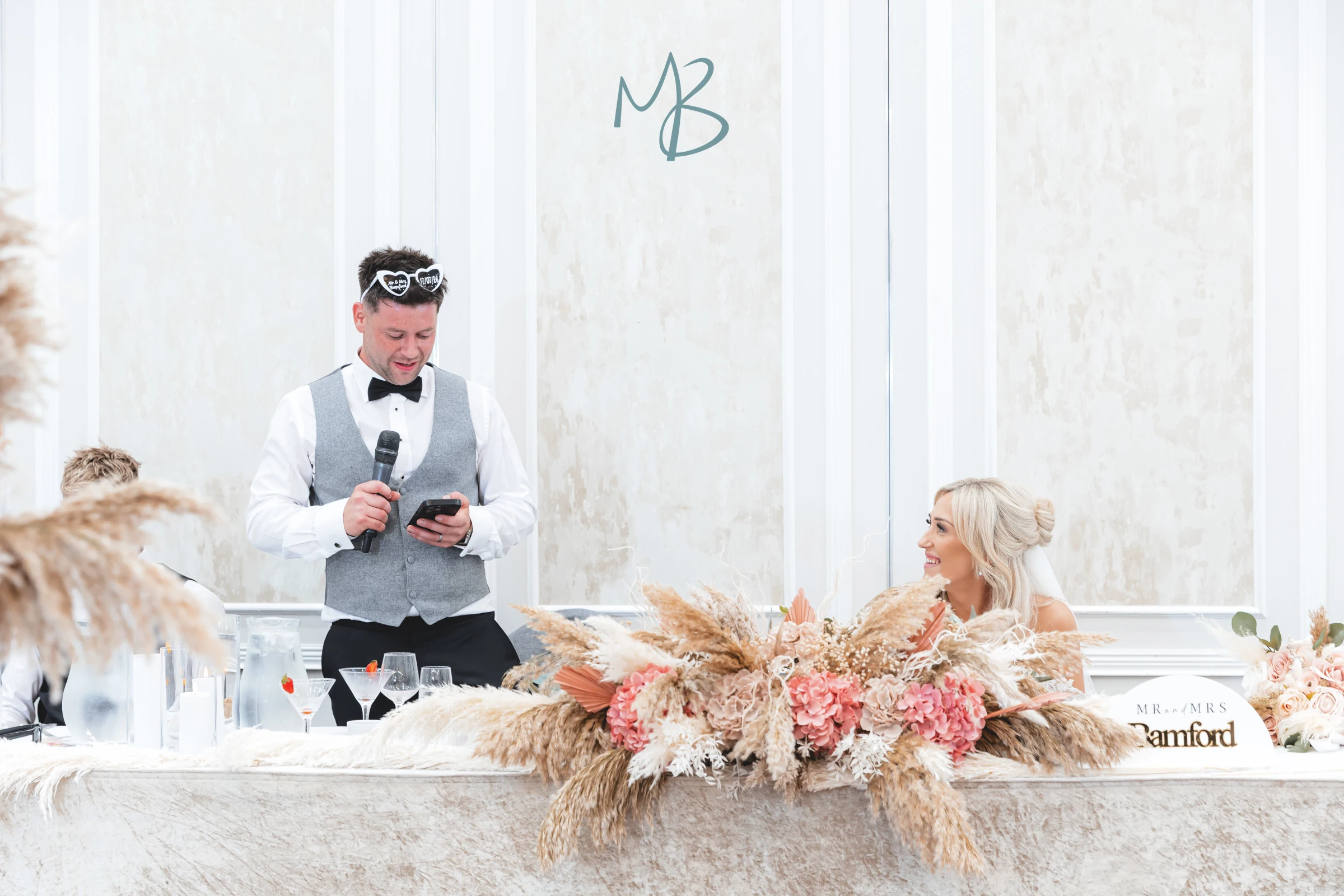 Lee and Melissa, Tullyglass Hotel