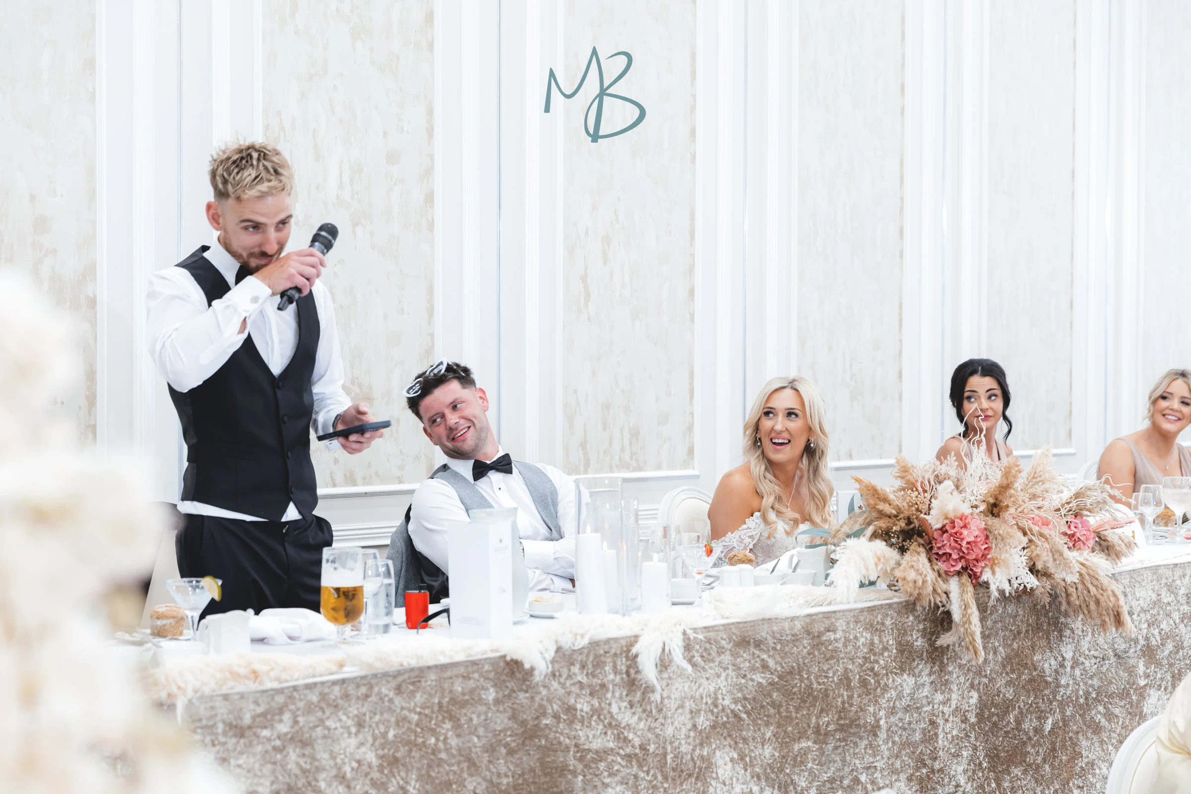 Lee and Melissa, Tullyglass Hotel