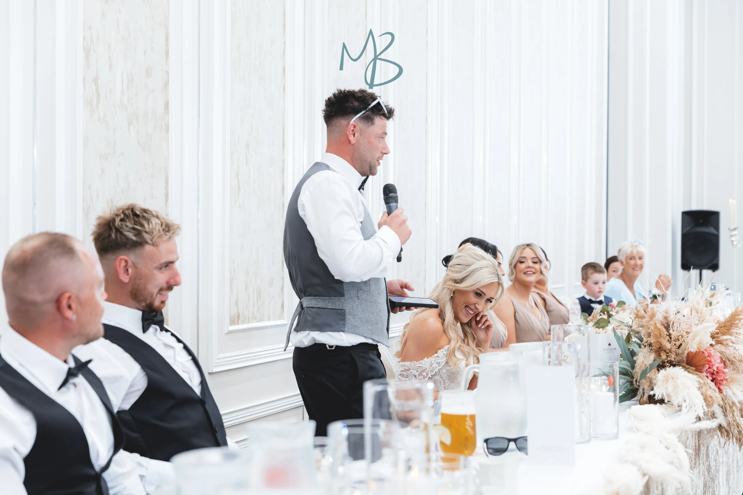 Lee and Melissa, Tullyglass Hotel