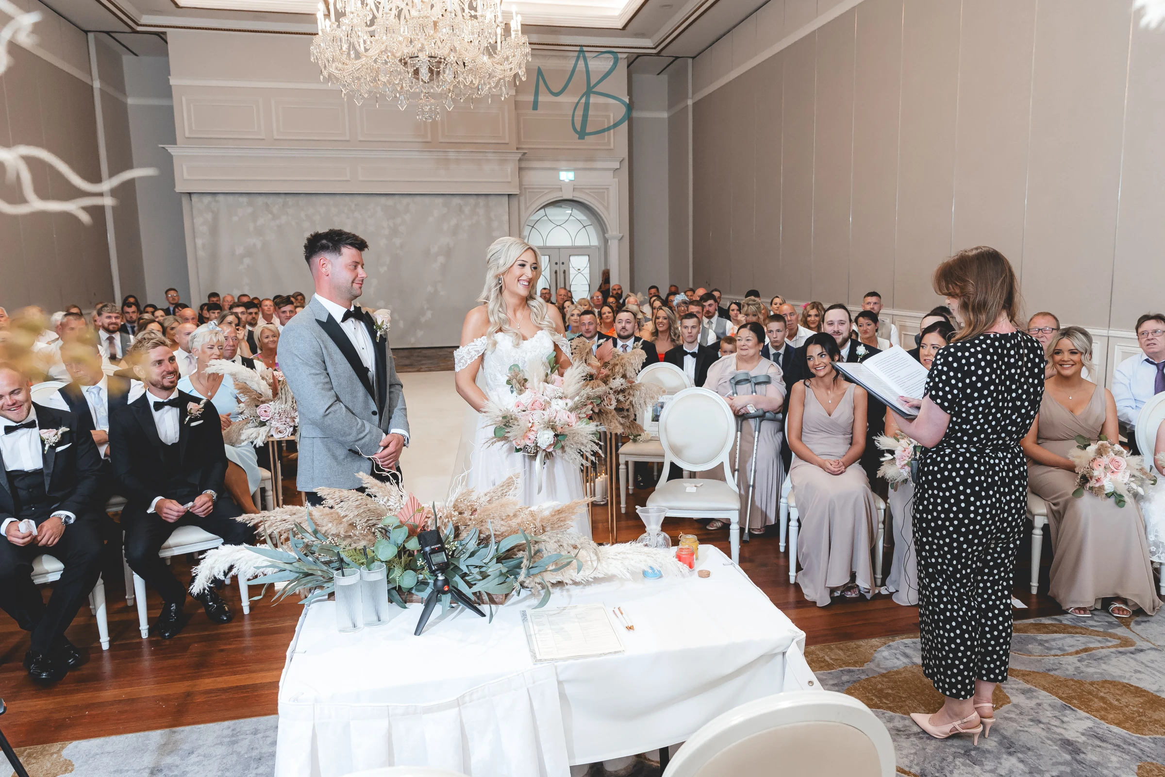 Lee and Melissa, Tullyglass Hotel