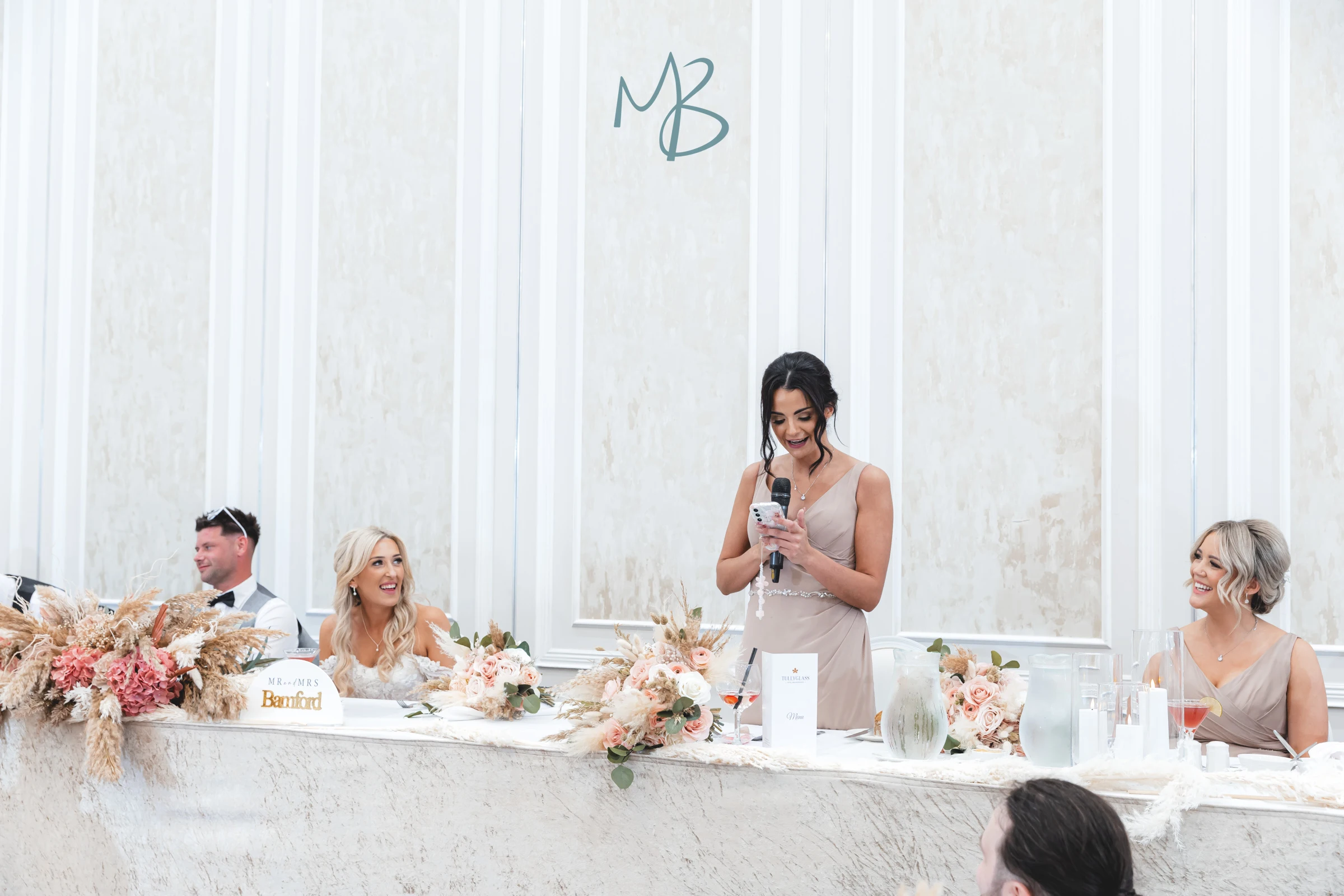 Lee and Melissa, Tullyglass Hotel