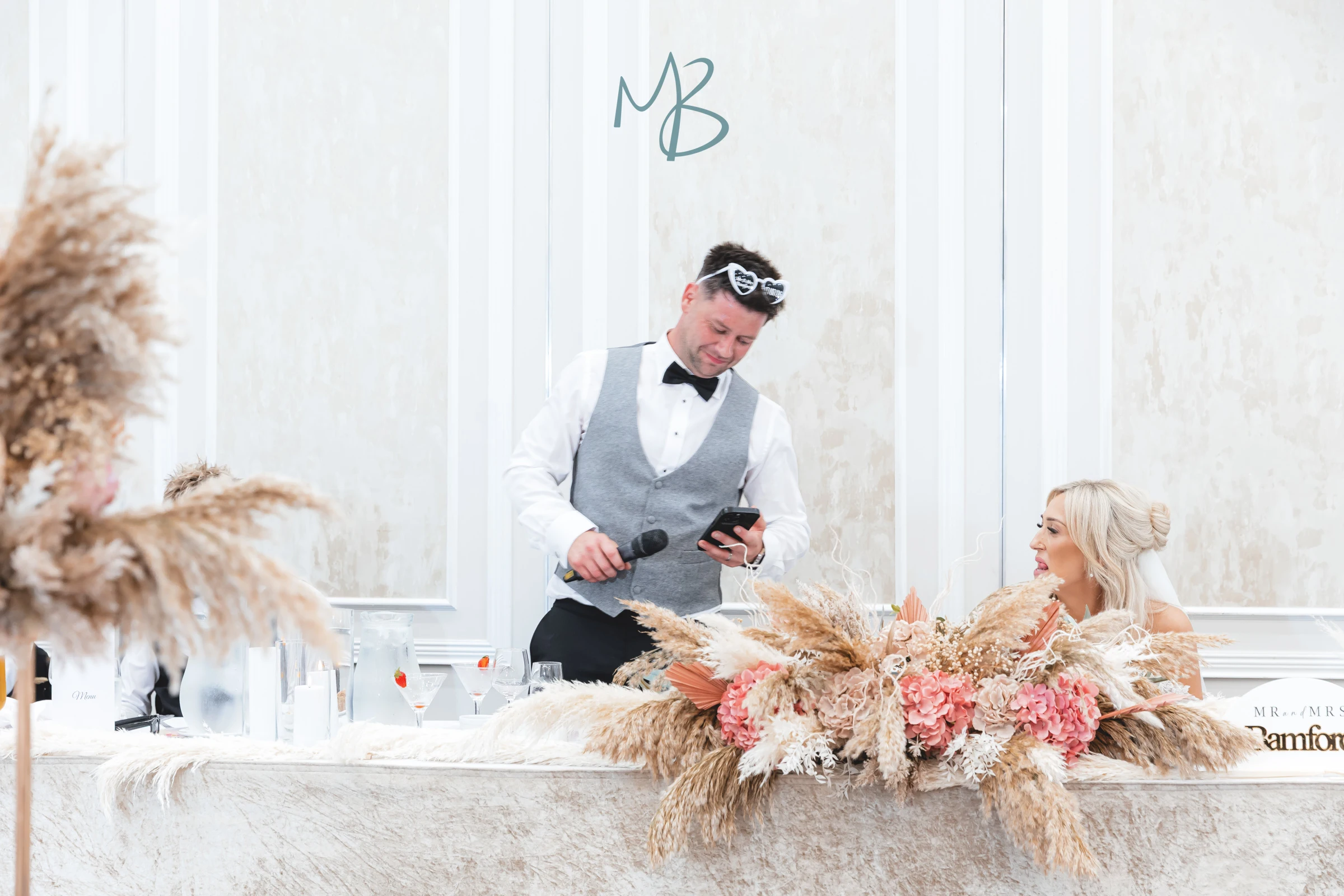 Lee and Melissa, Tullyglass Hotel