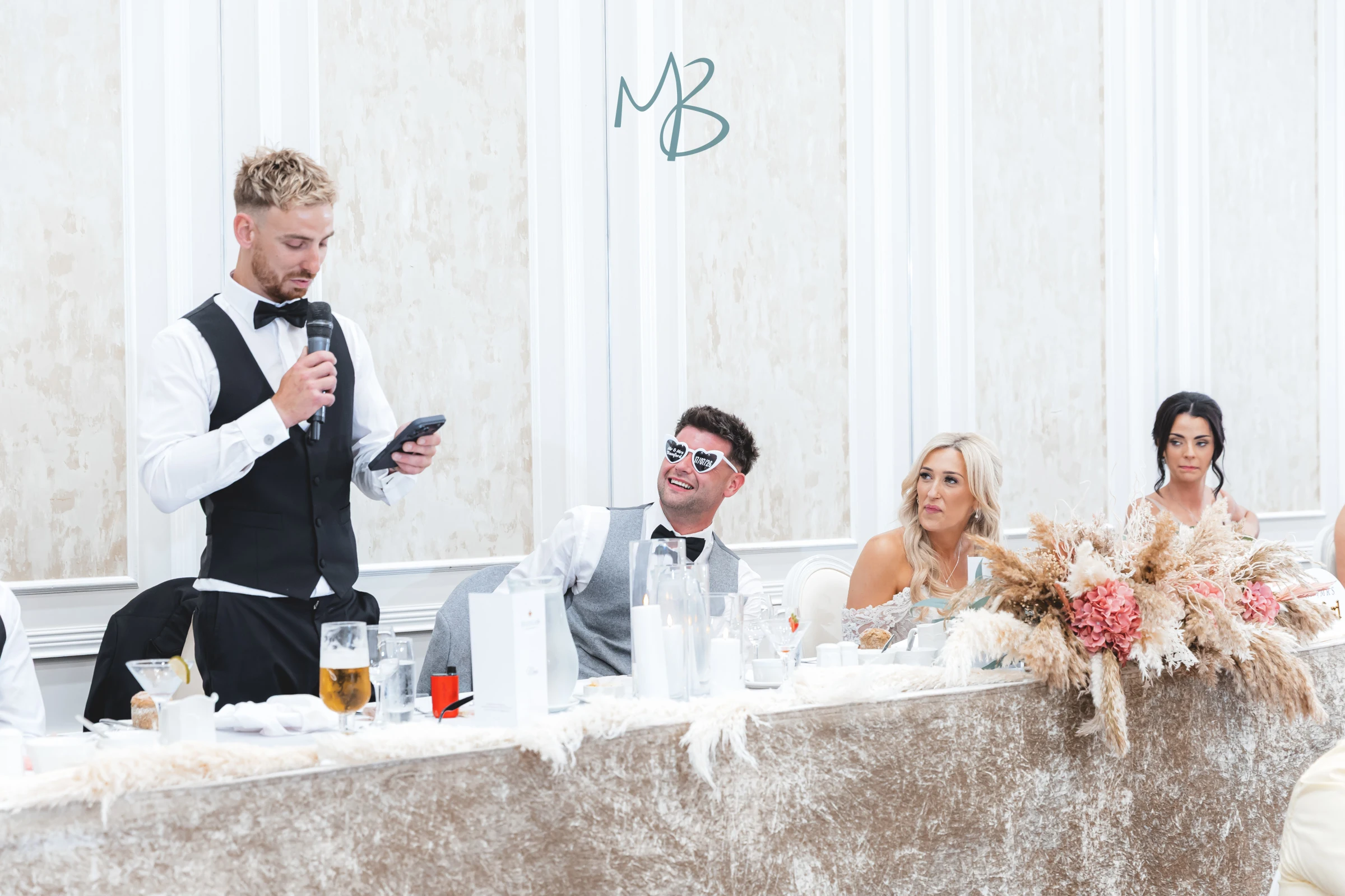 Lee and Melissa, Tullyglass Hotel