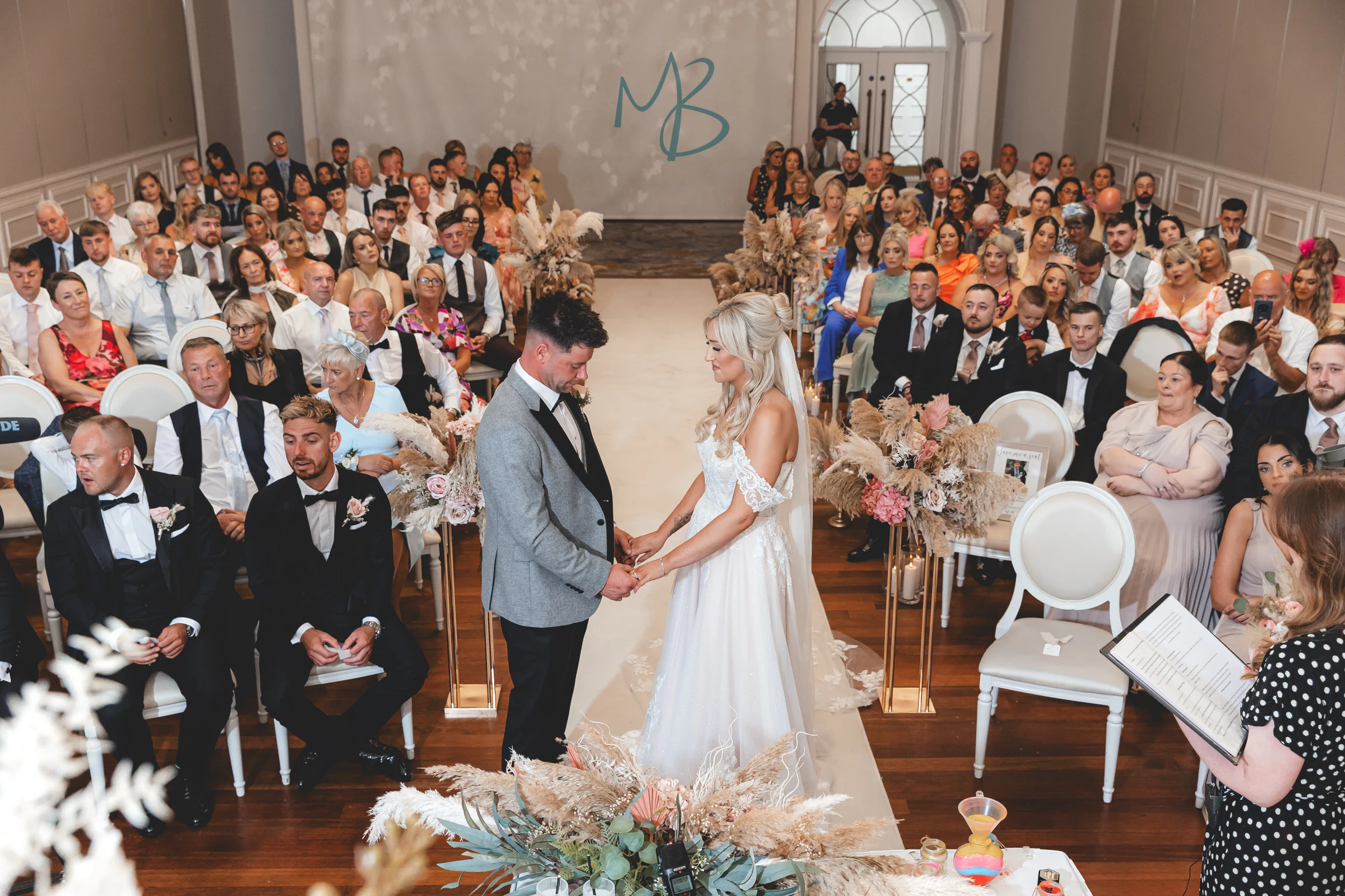 Lee and Melissa, Tullyglass Hotel