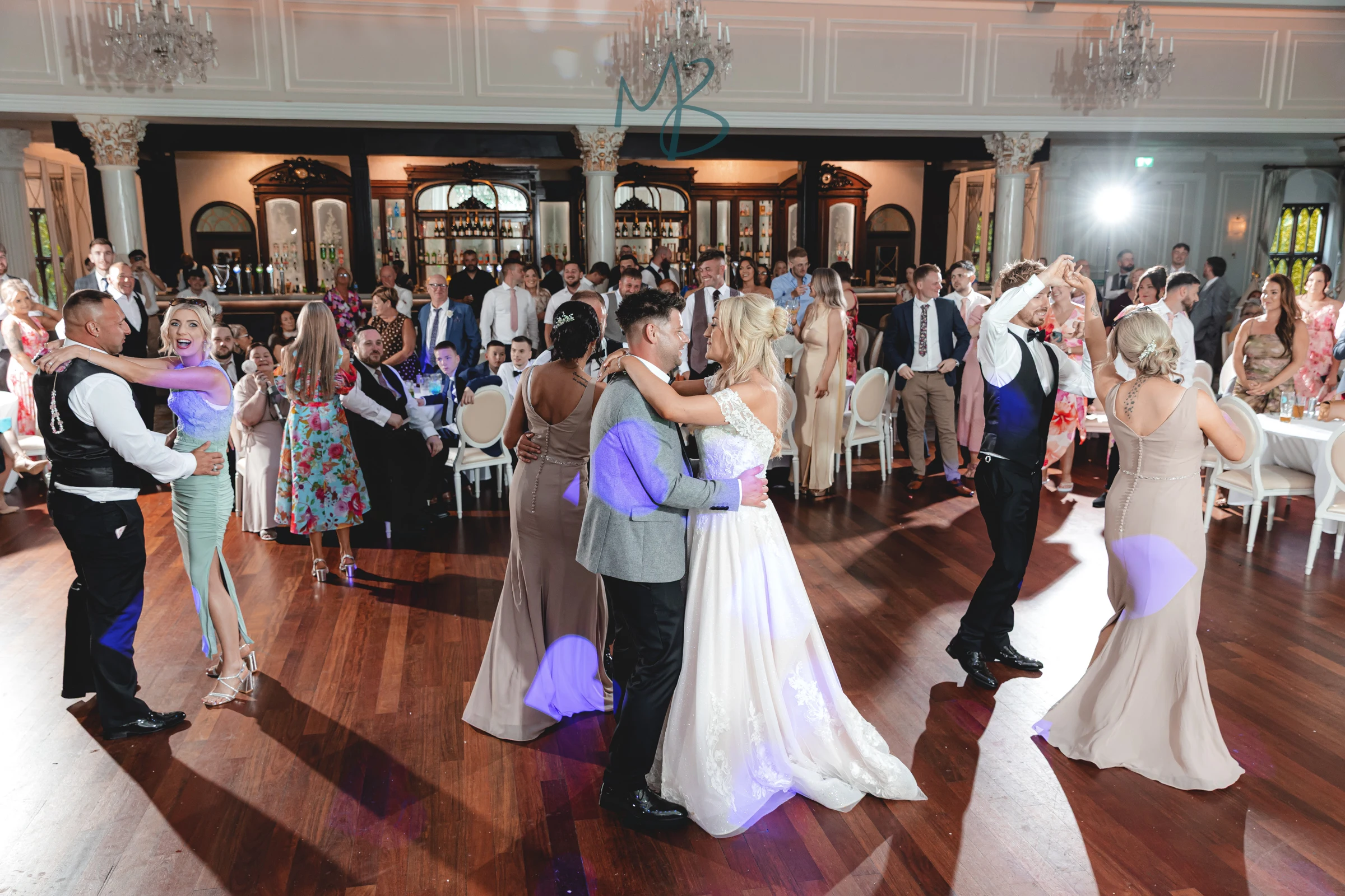 Lee and Melissa, Tullyglass Hotel