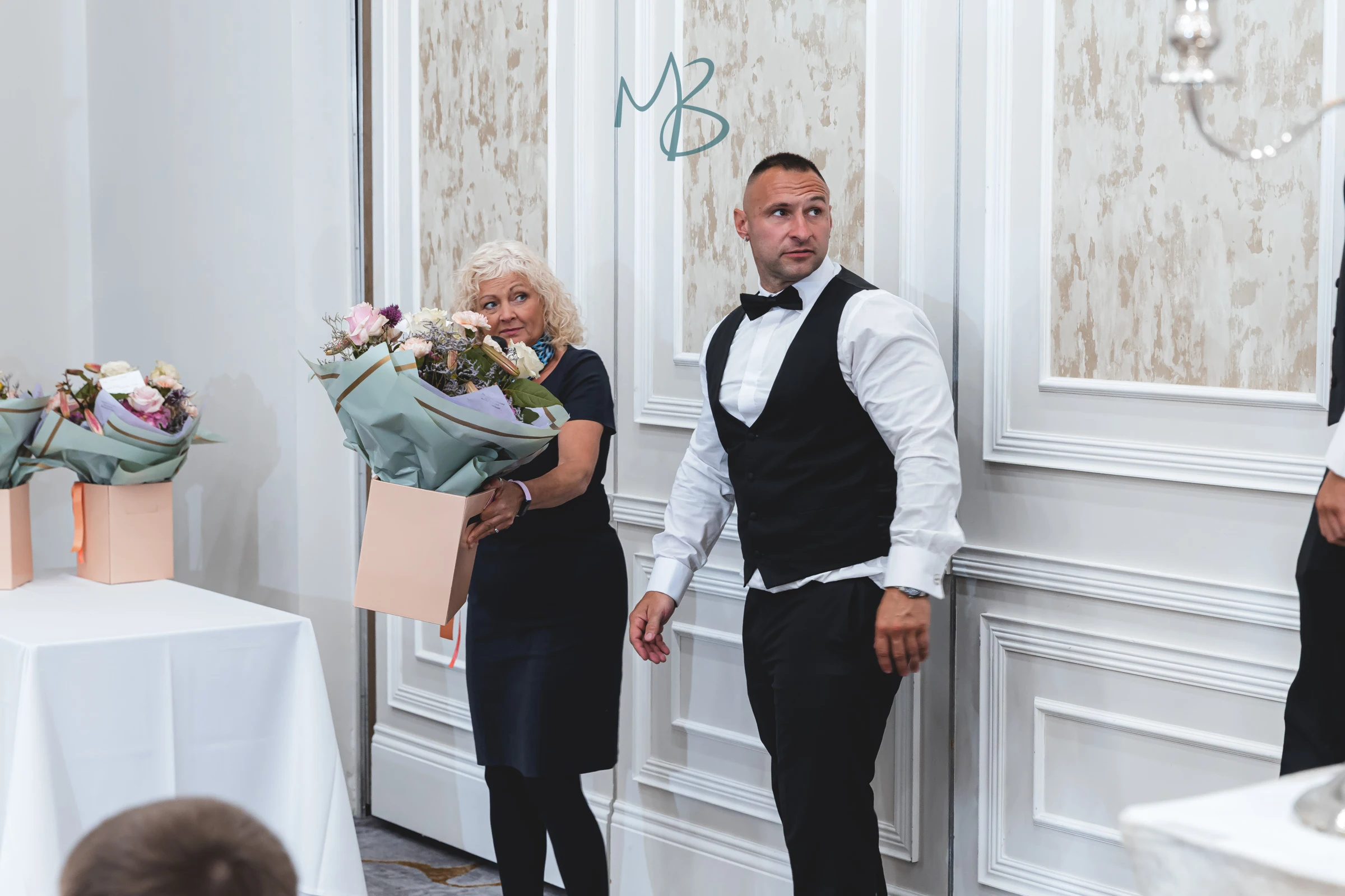 Lee and Melissa, Tullyglass Hotel