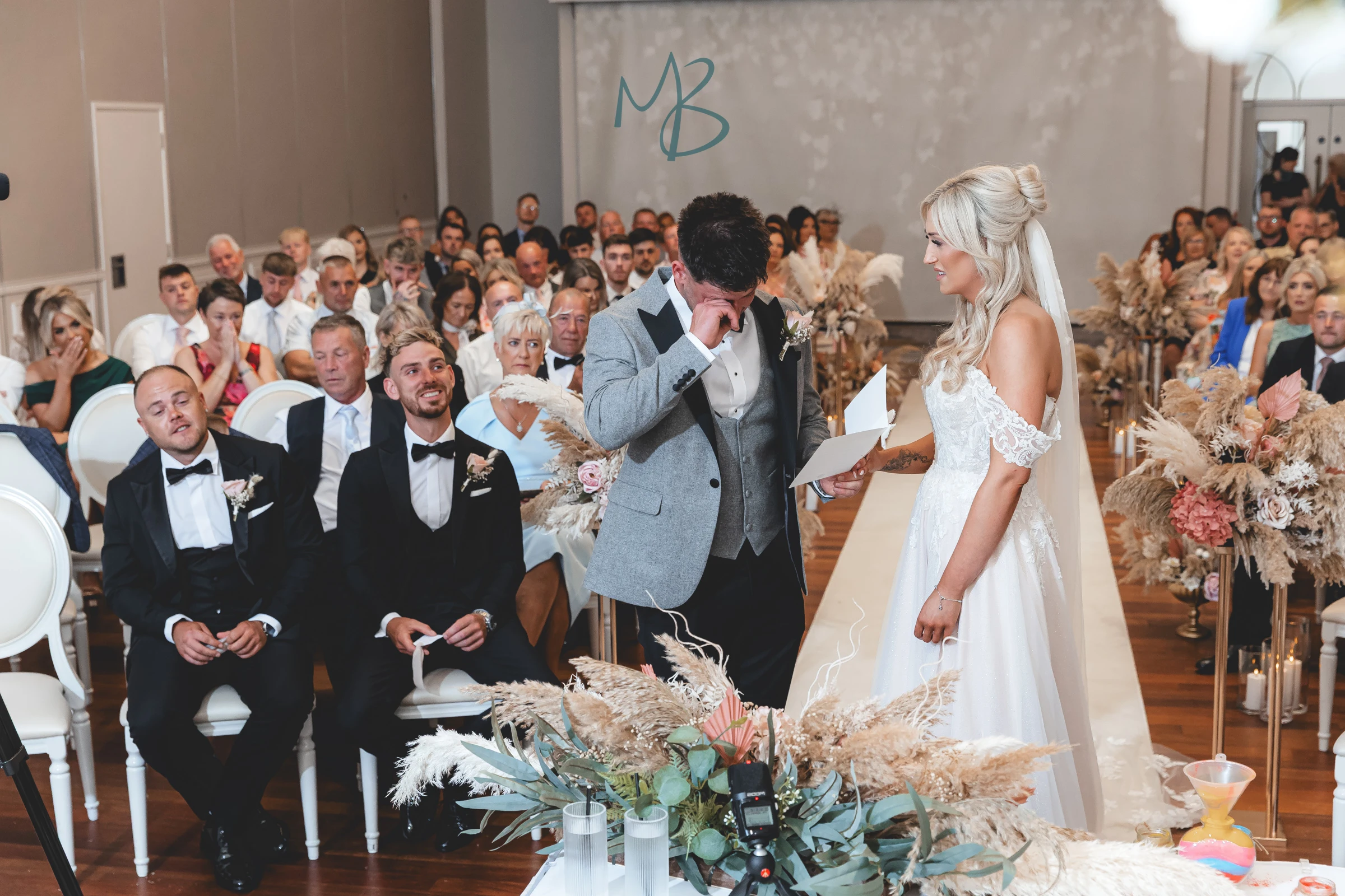 Lee and Melissa, Tullyglass Hotel