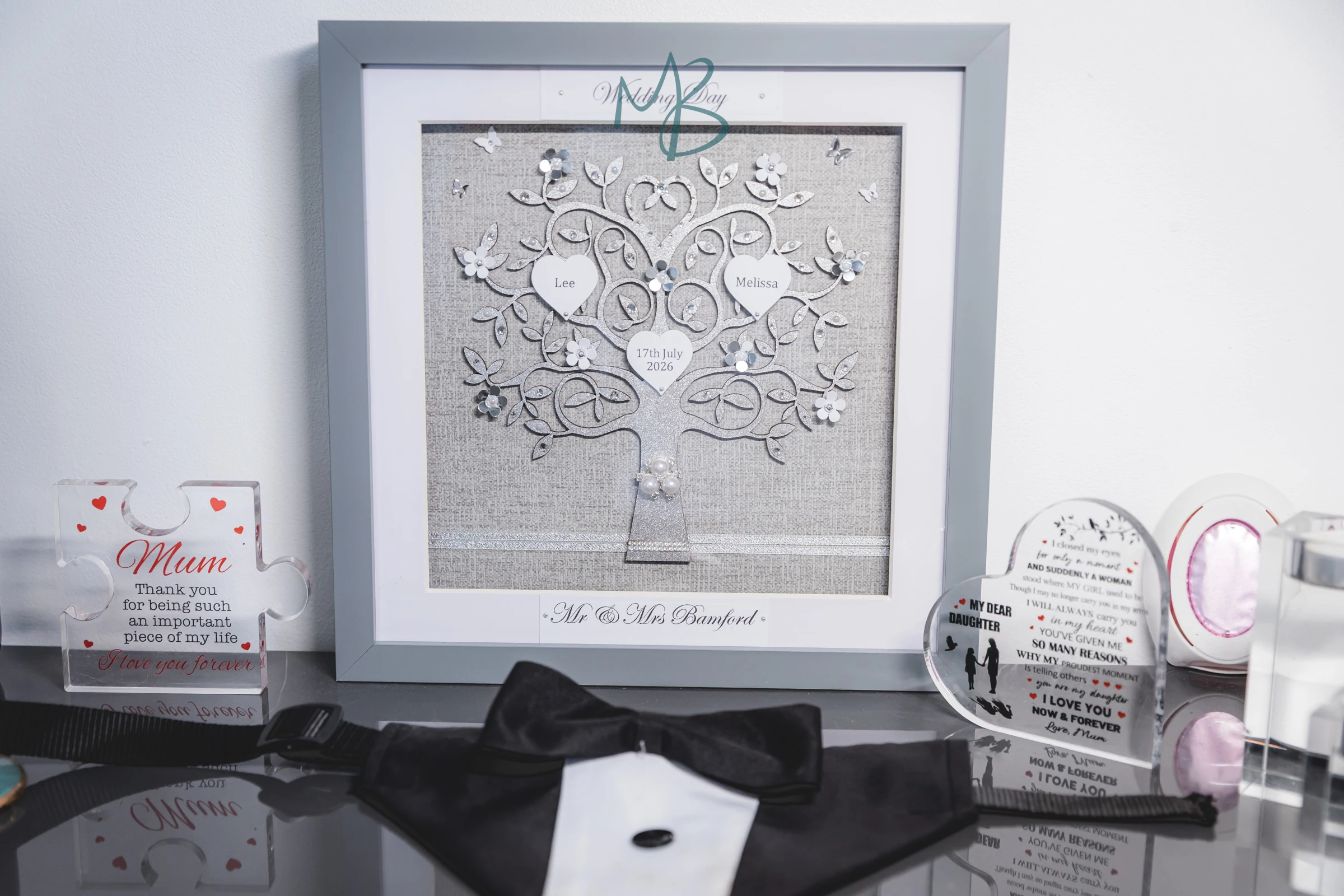 Lee and Melissa, Tullyglass Hotel