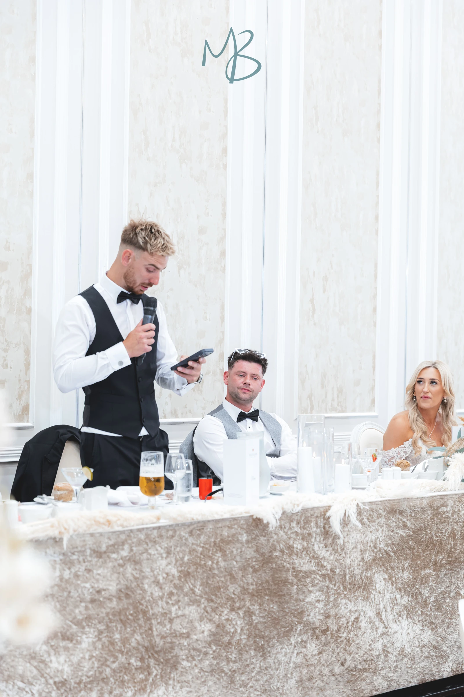 Lee and Melissa, Tullyglass Hotel