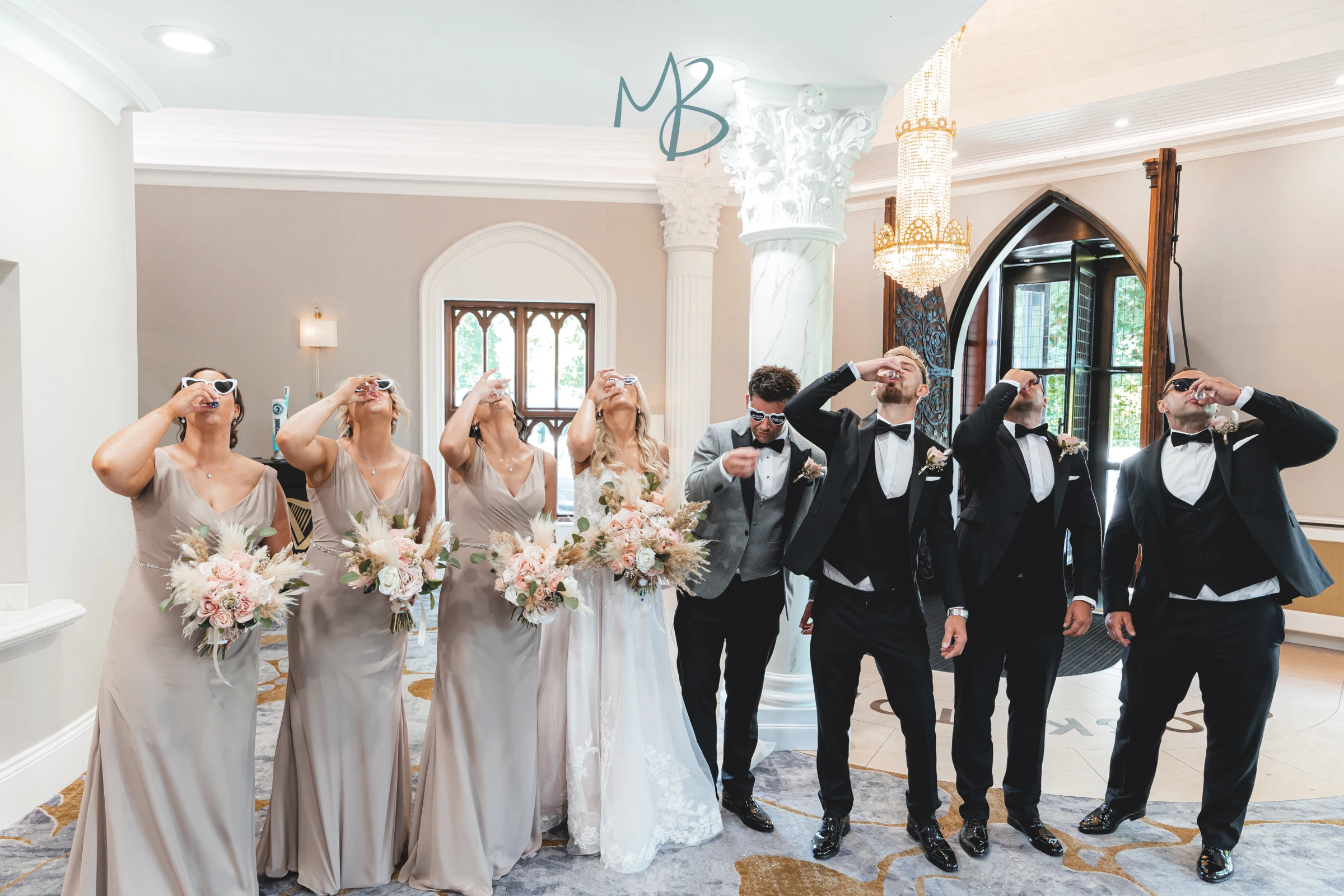 Lee and Melissa, Tullyglass Hotel