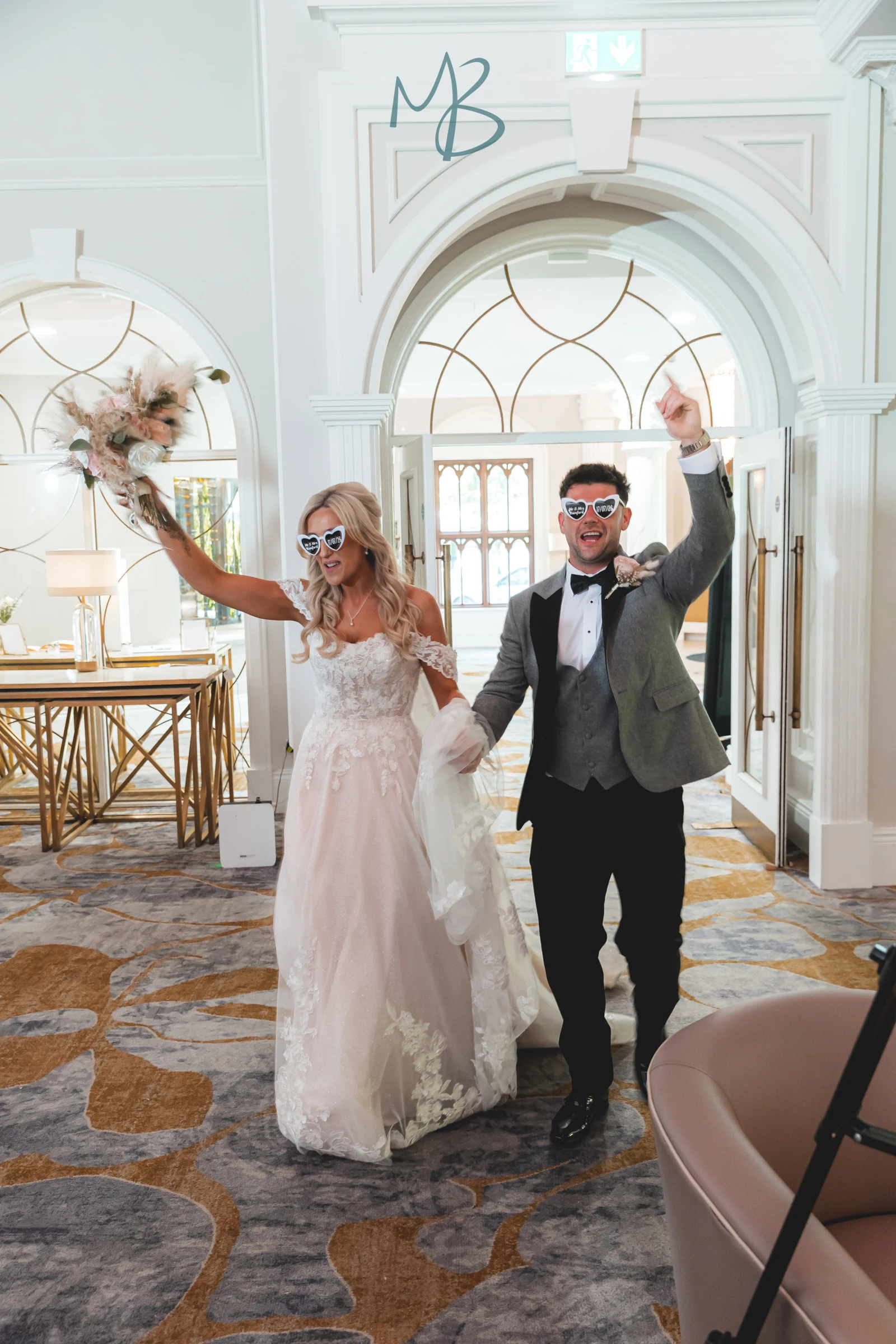 Lee and Melissa, Tullyglass Hotel