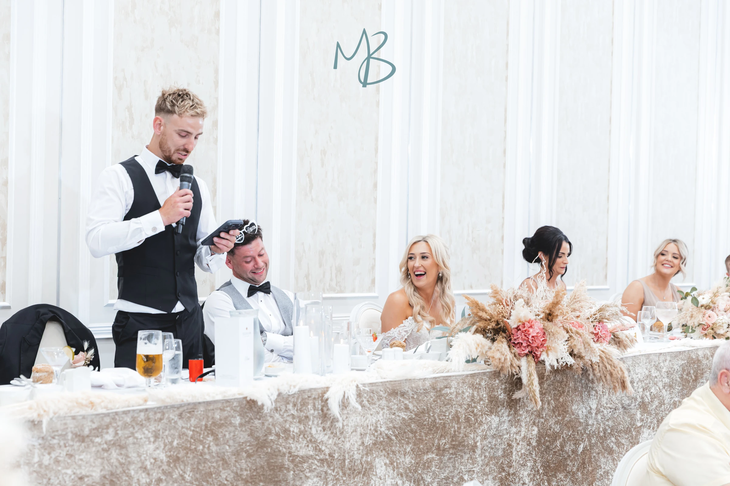 Lee and Melissa, Tullyglass Hotel