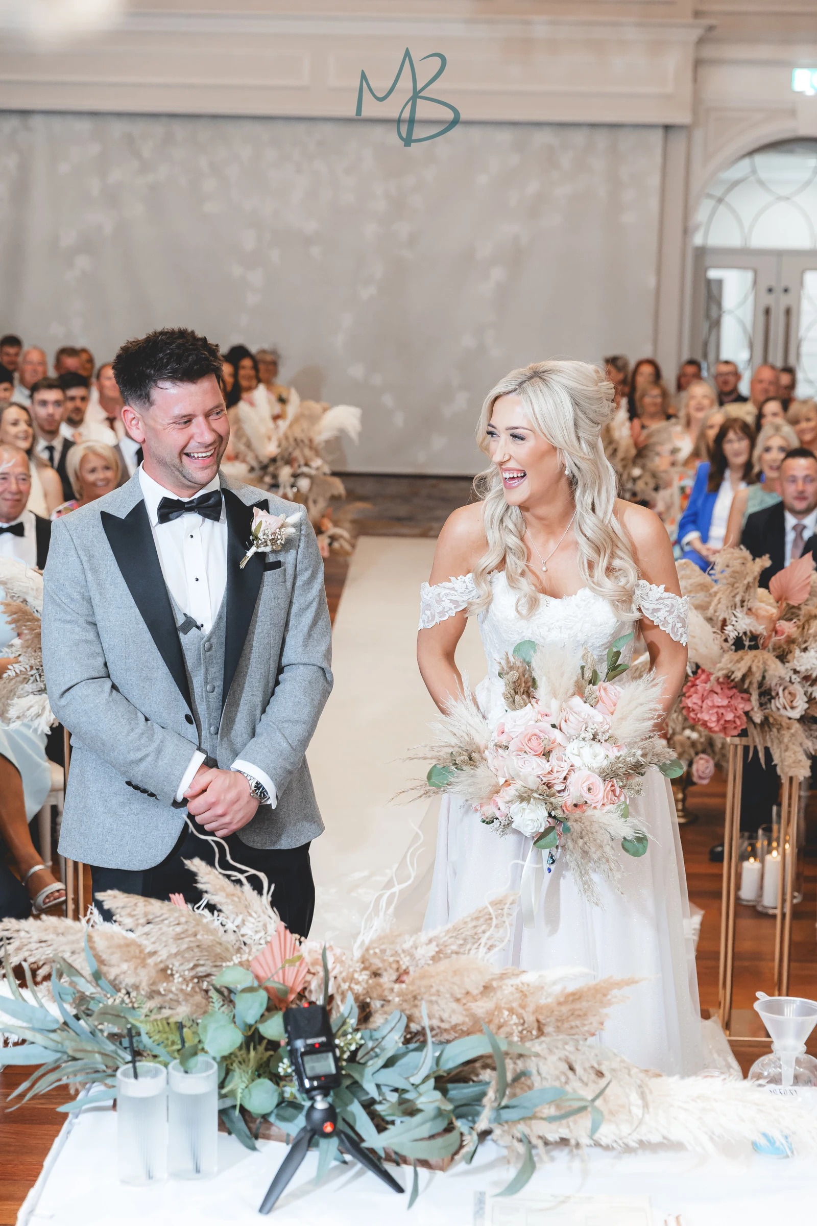 Lee and Melissa, Tullyglass Hotel