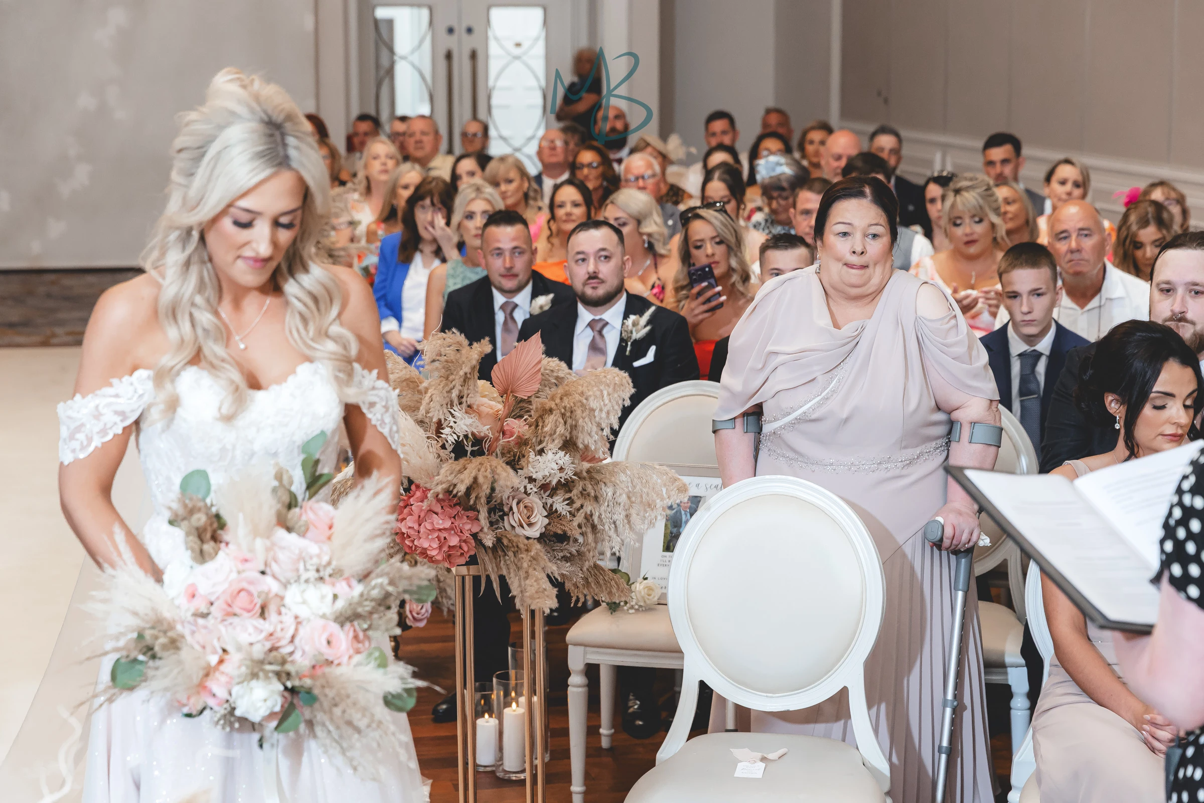 Lee and Melissa, Tullyglass Hotel