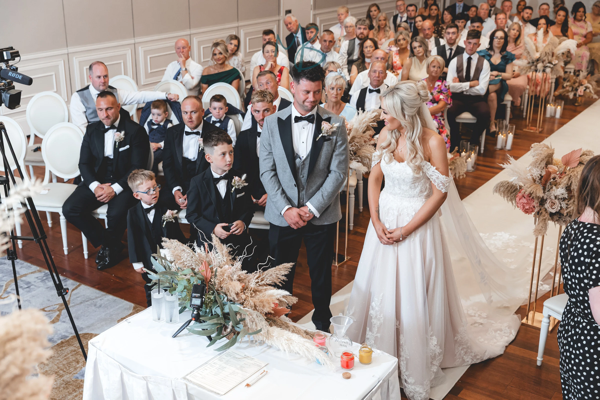 Lee and Melissa, Tullyglass Hotel