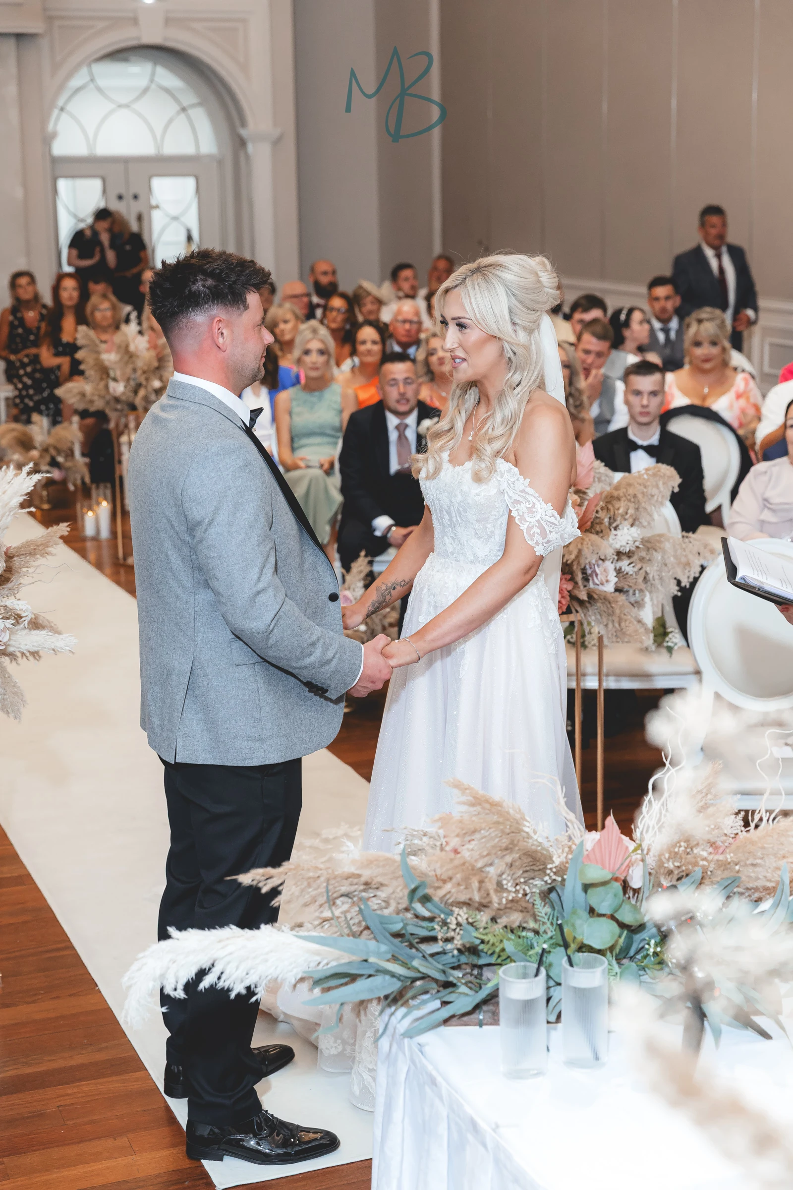 Lee and Melissa, Tullyglass Hotel