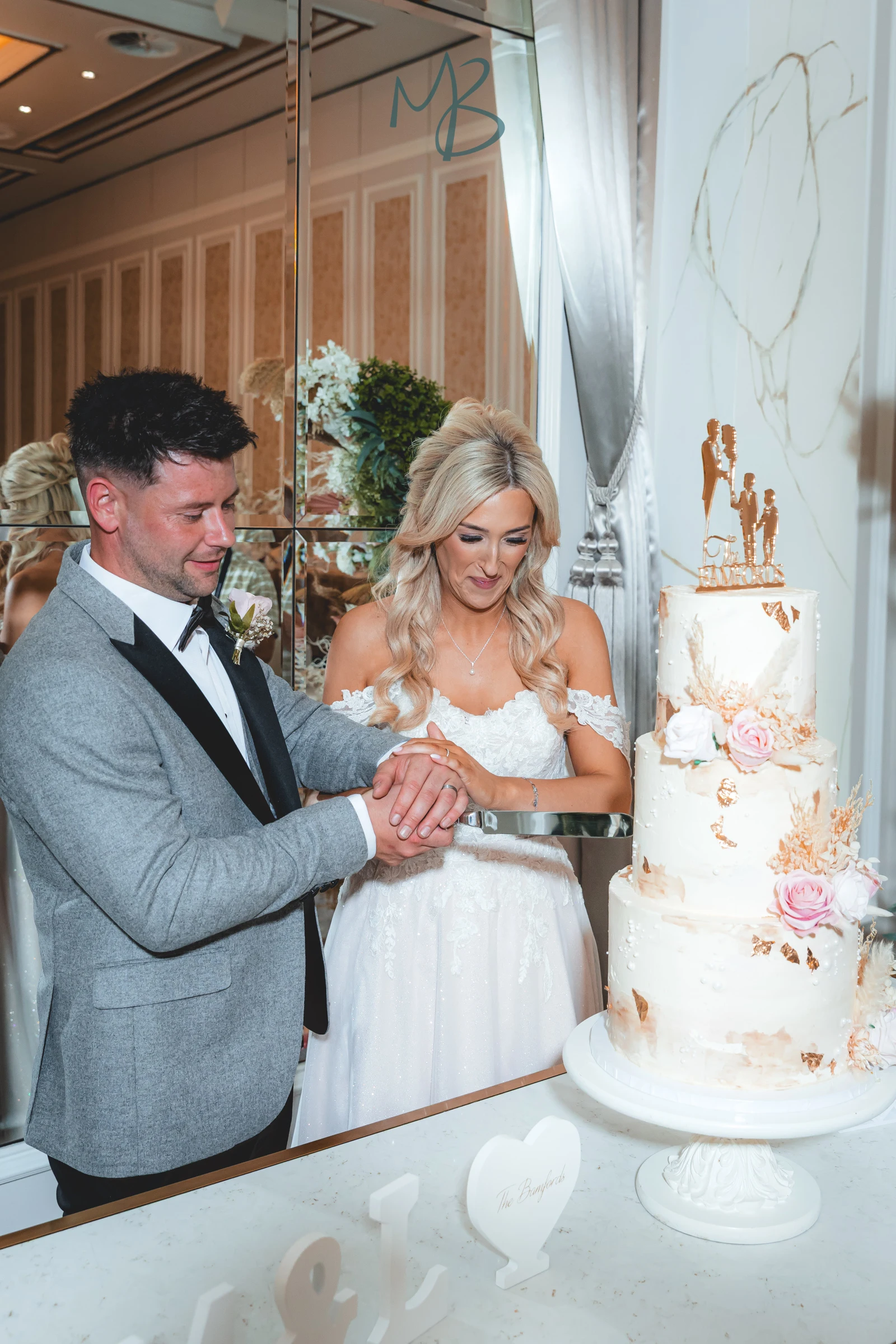 Lee and Melissa, Tullyglass Hotel