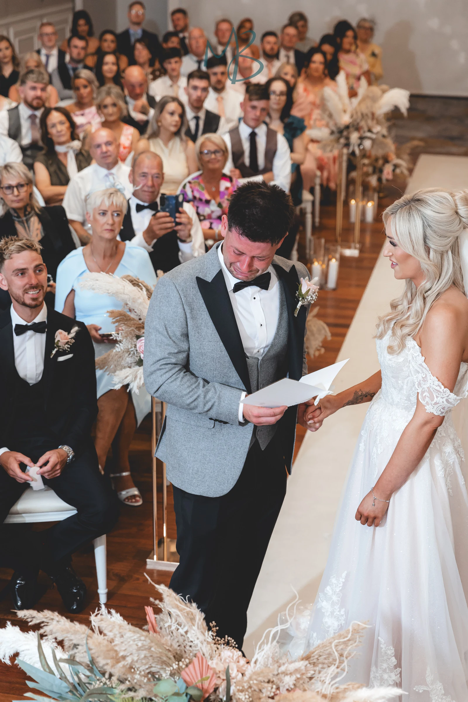Lee and Melissa, Tullyglass Hotel