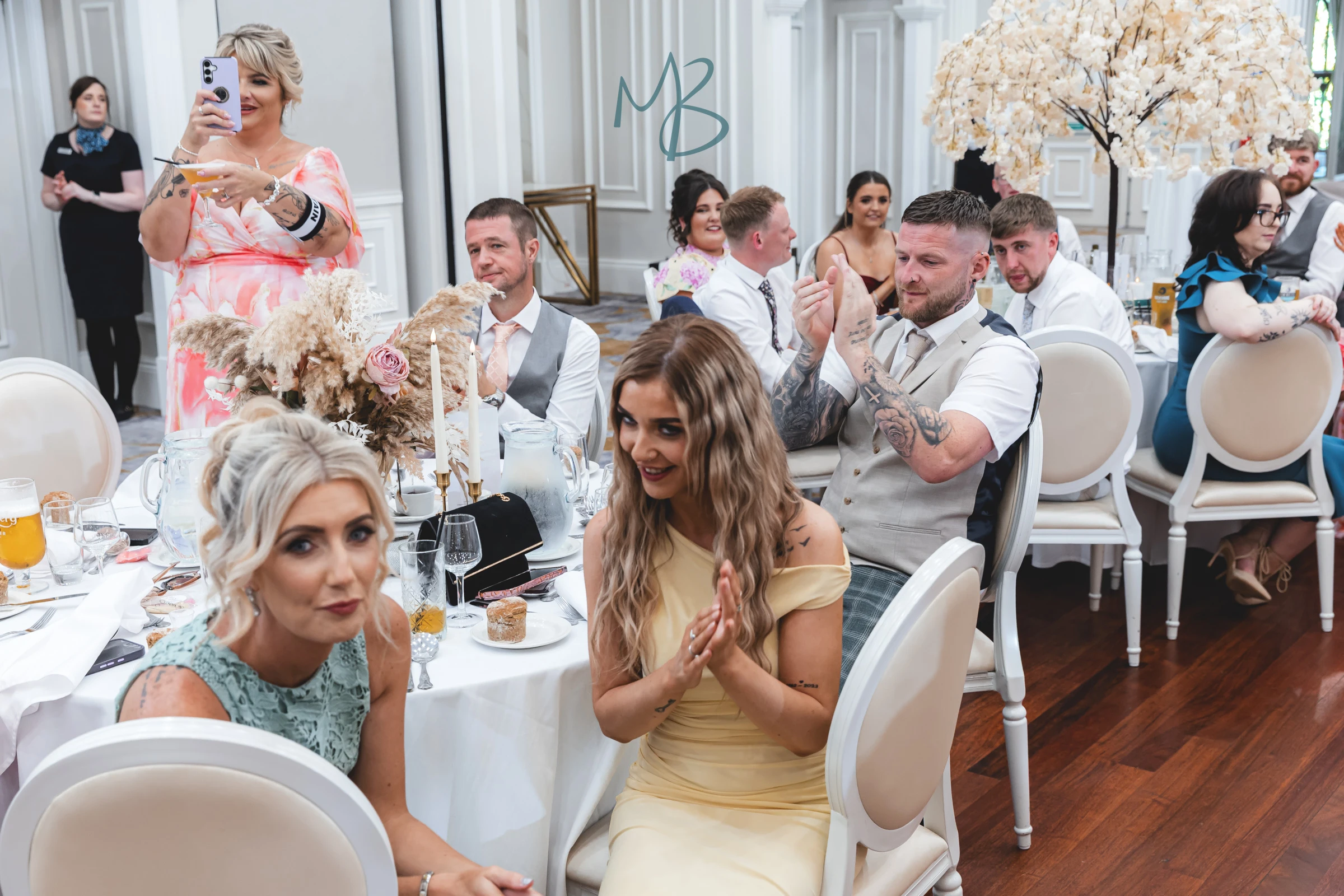 Lee and Melissa, Tullyglass Hotel