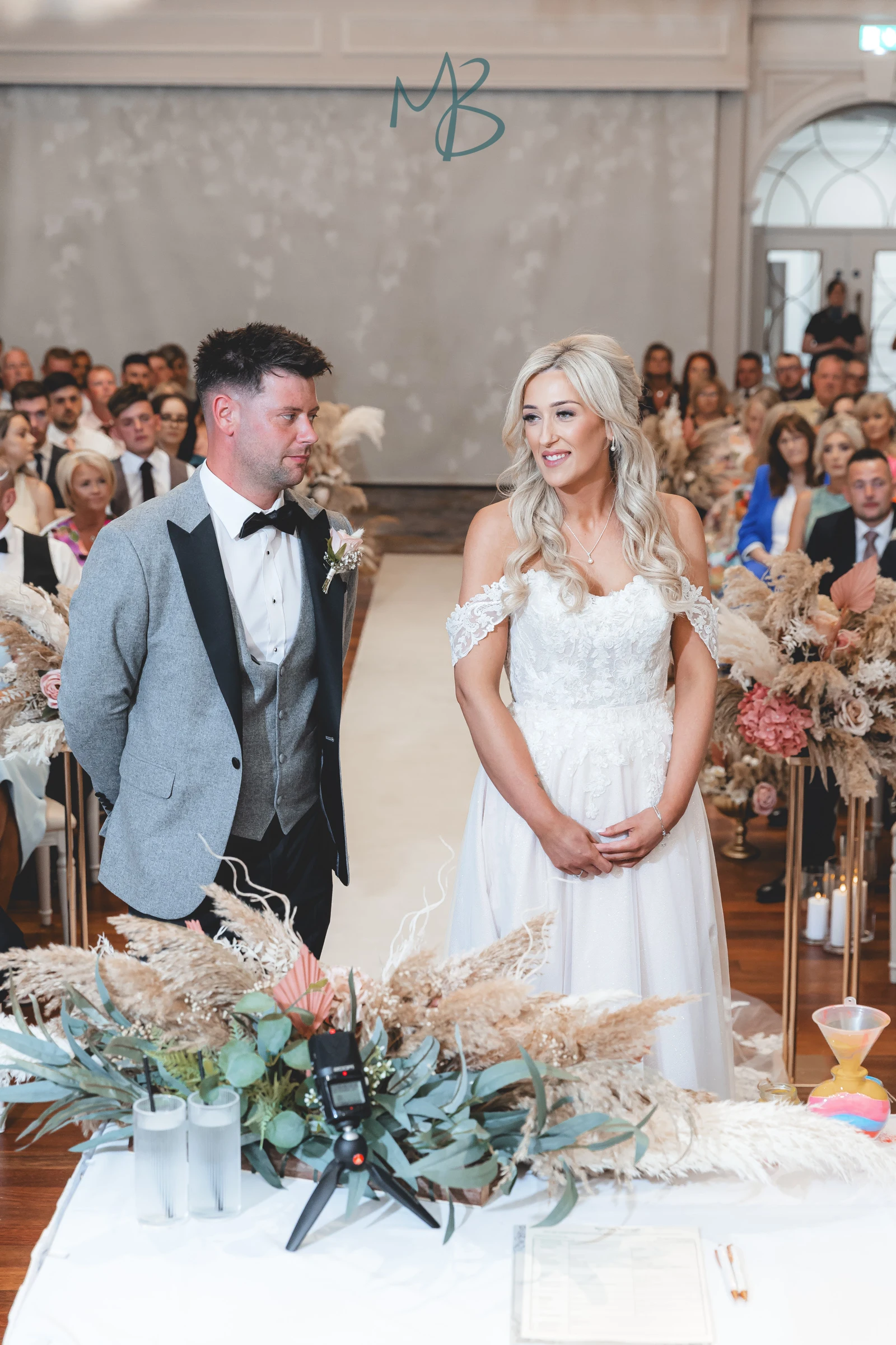 Lee and Melissa, Tullyglass Hotel