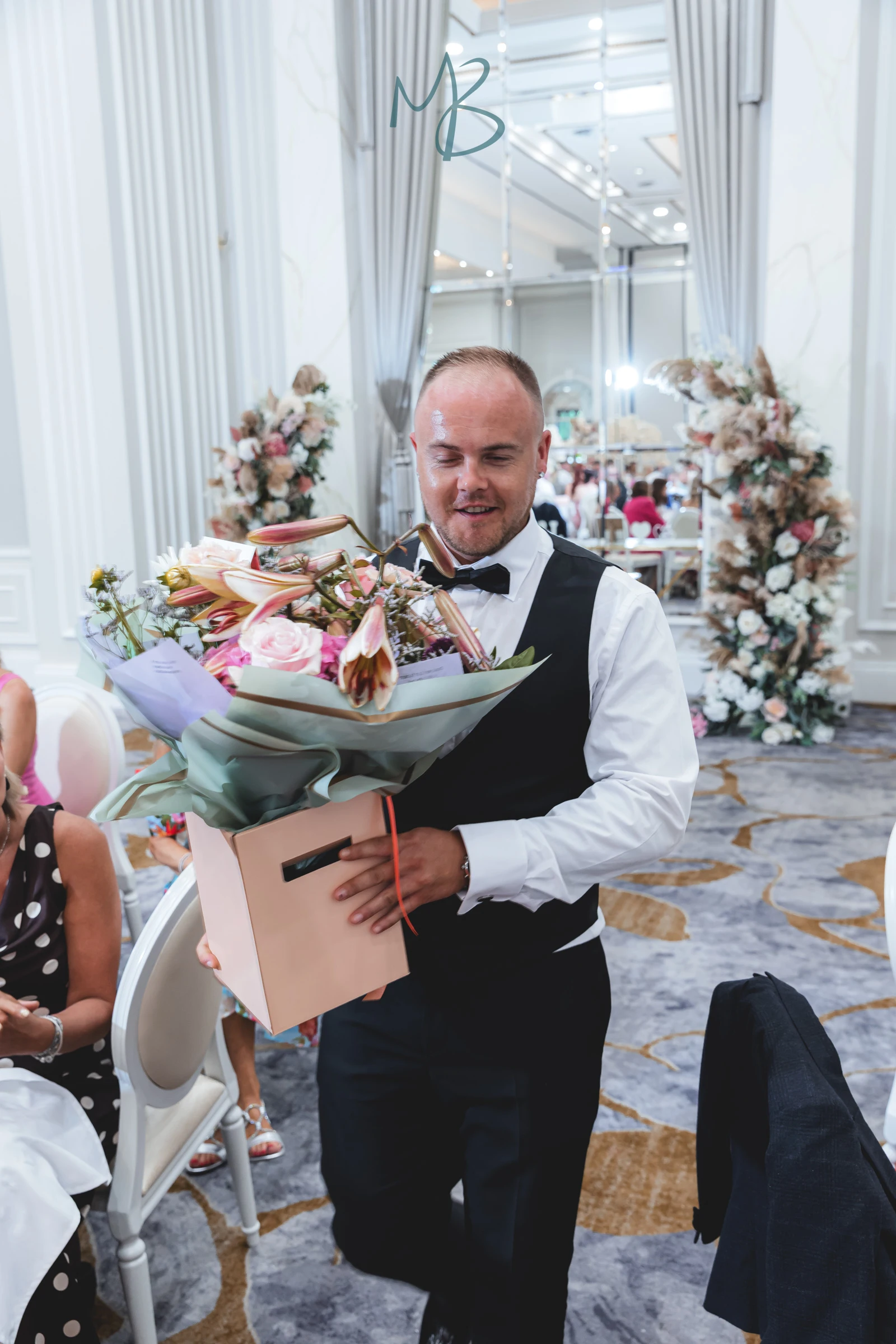 Lee and Melissa, Tullyglass Hotel