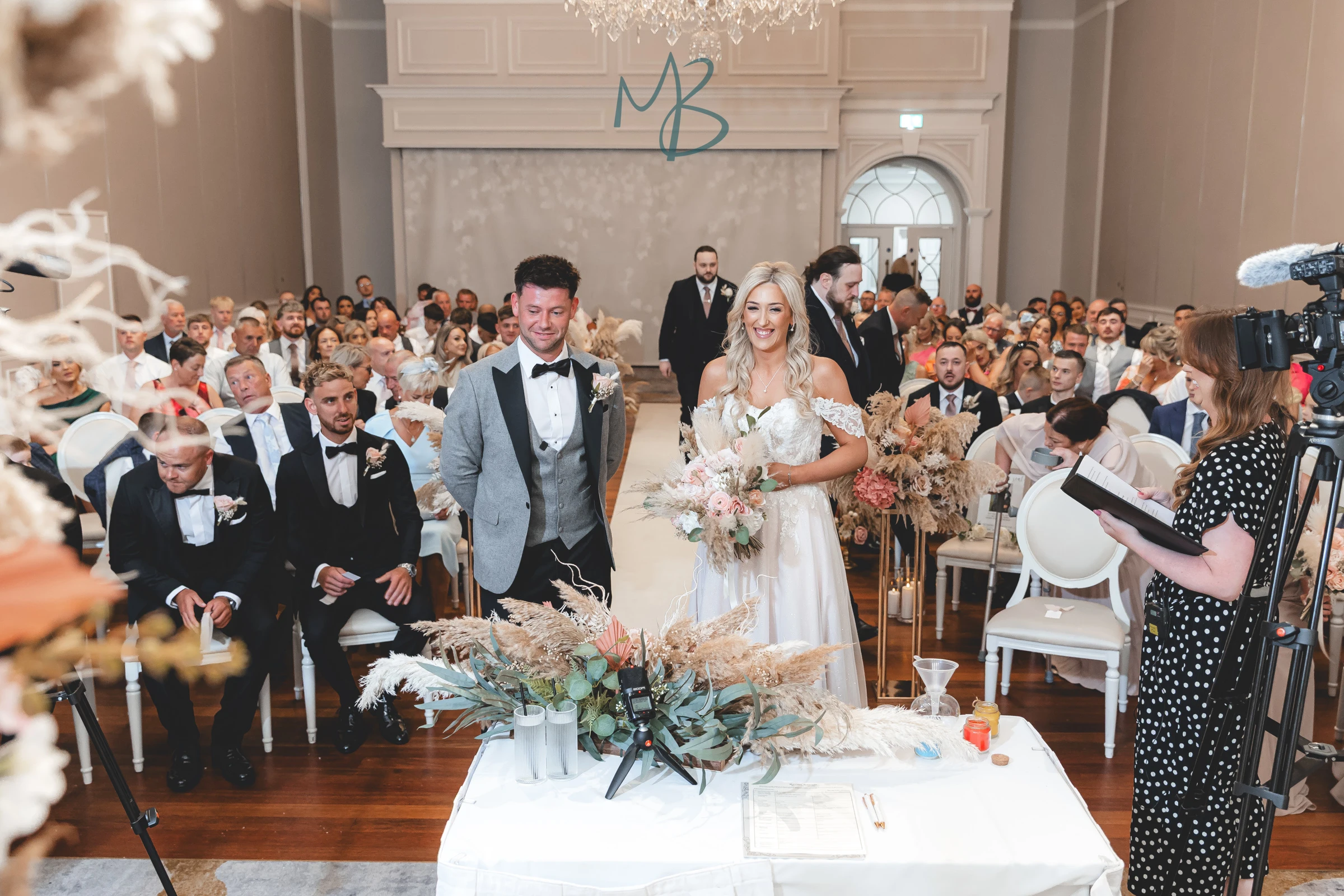 Lee and Melissa, Tullyglass Hotel