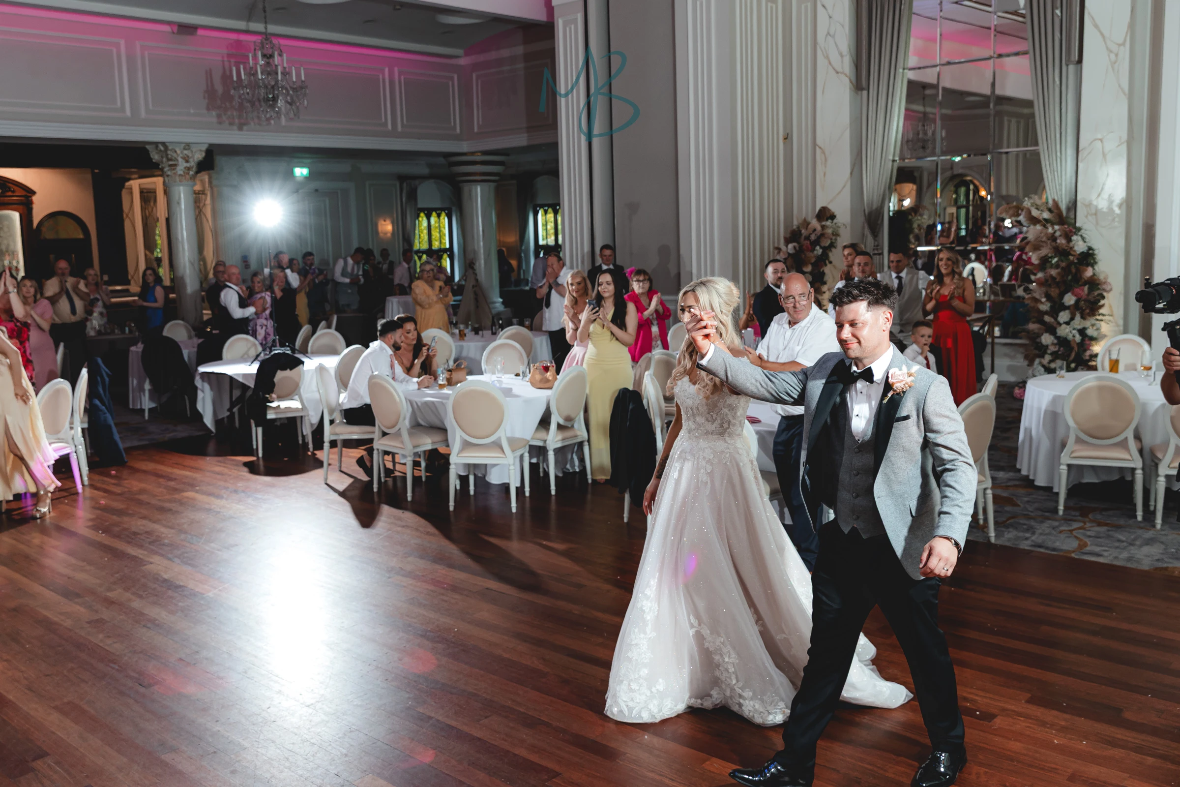 Lee and Melissa, Tullyglass Hotel