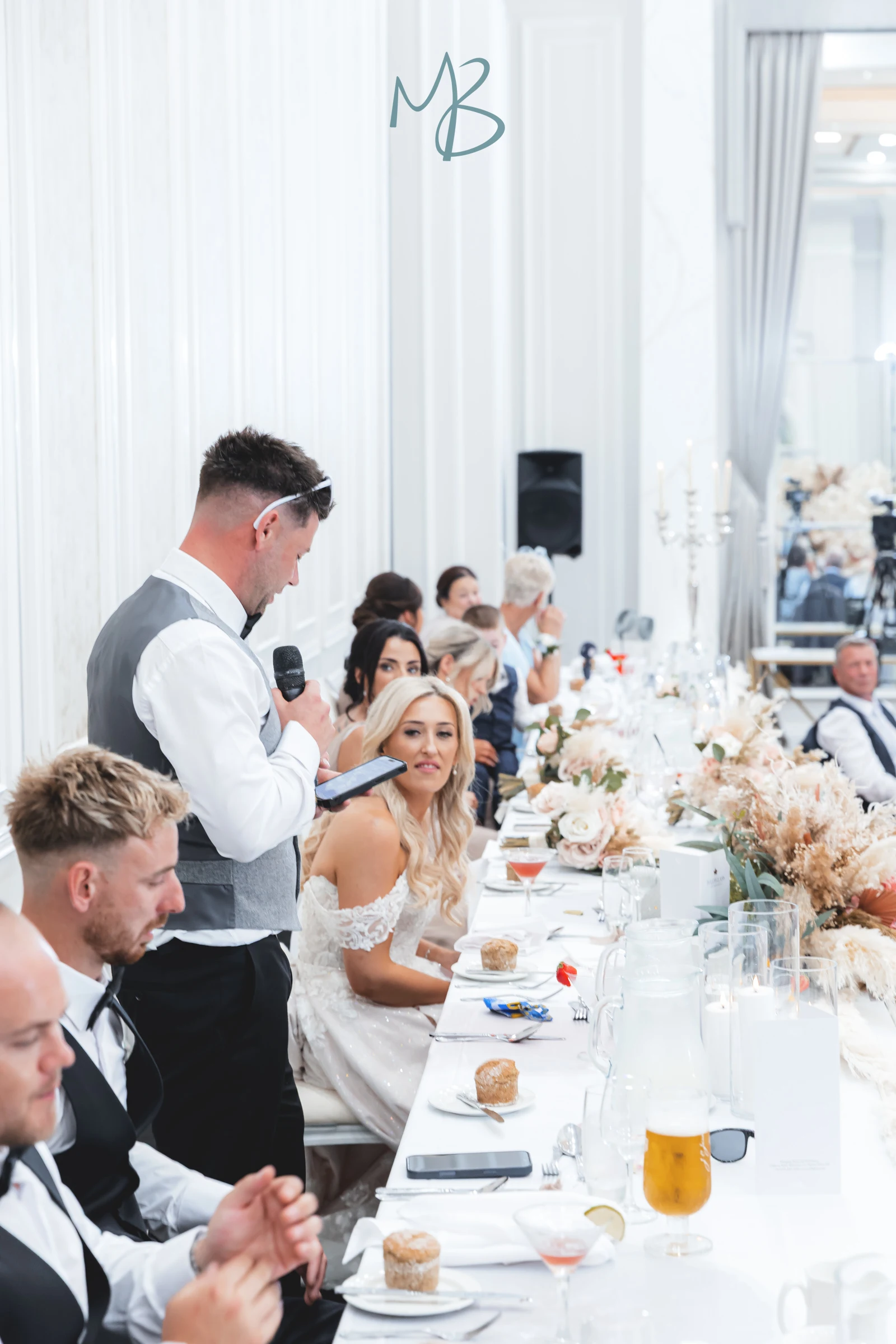 Lee and Melissa, Tullyglass Hotel