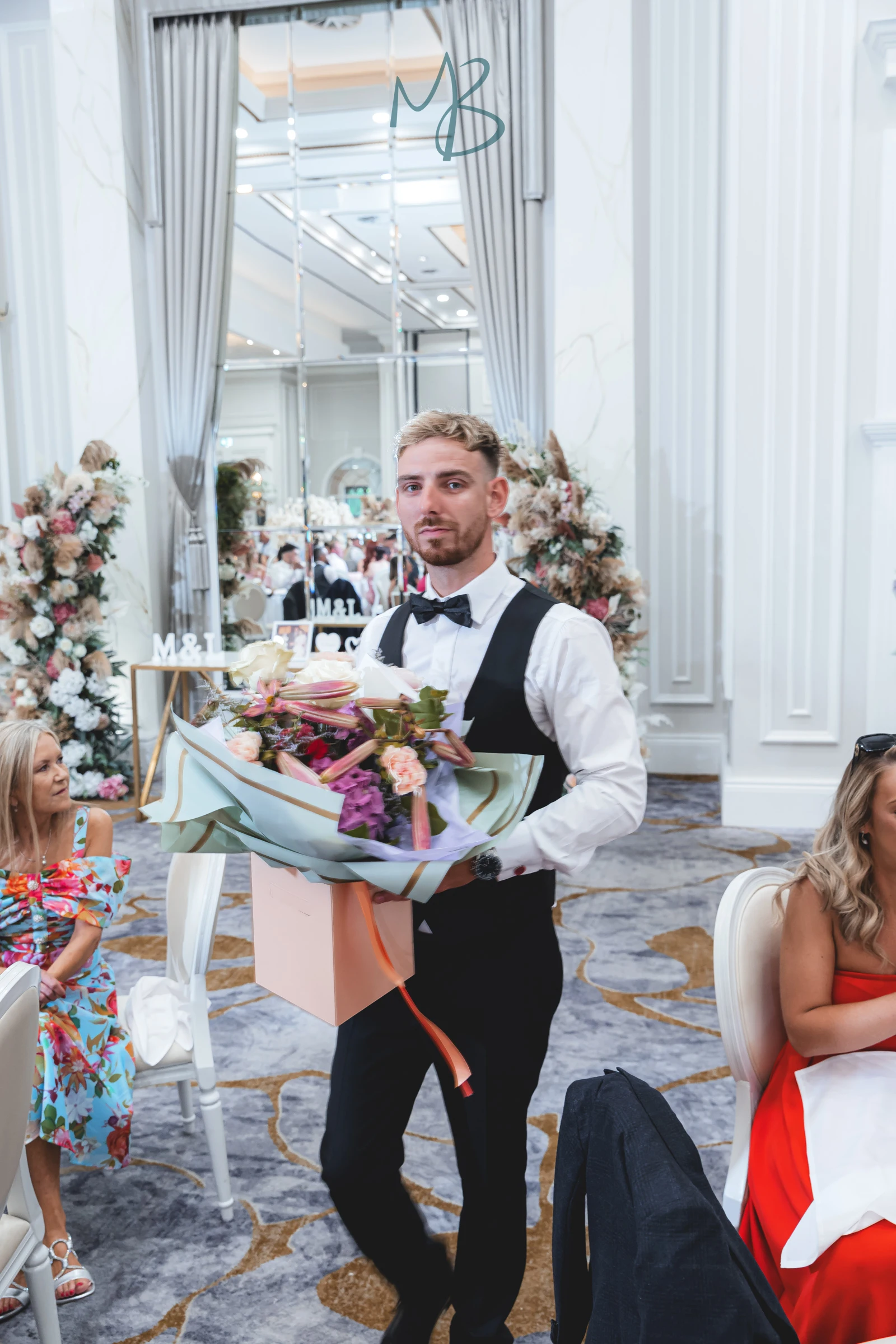 Lee and Melissa, Tullyglass Hotel