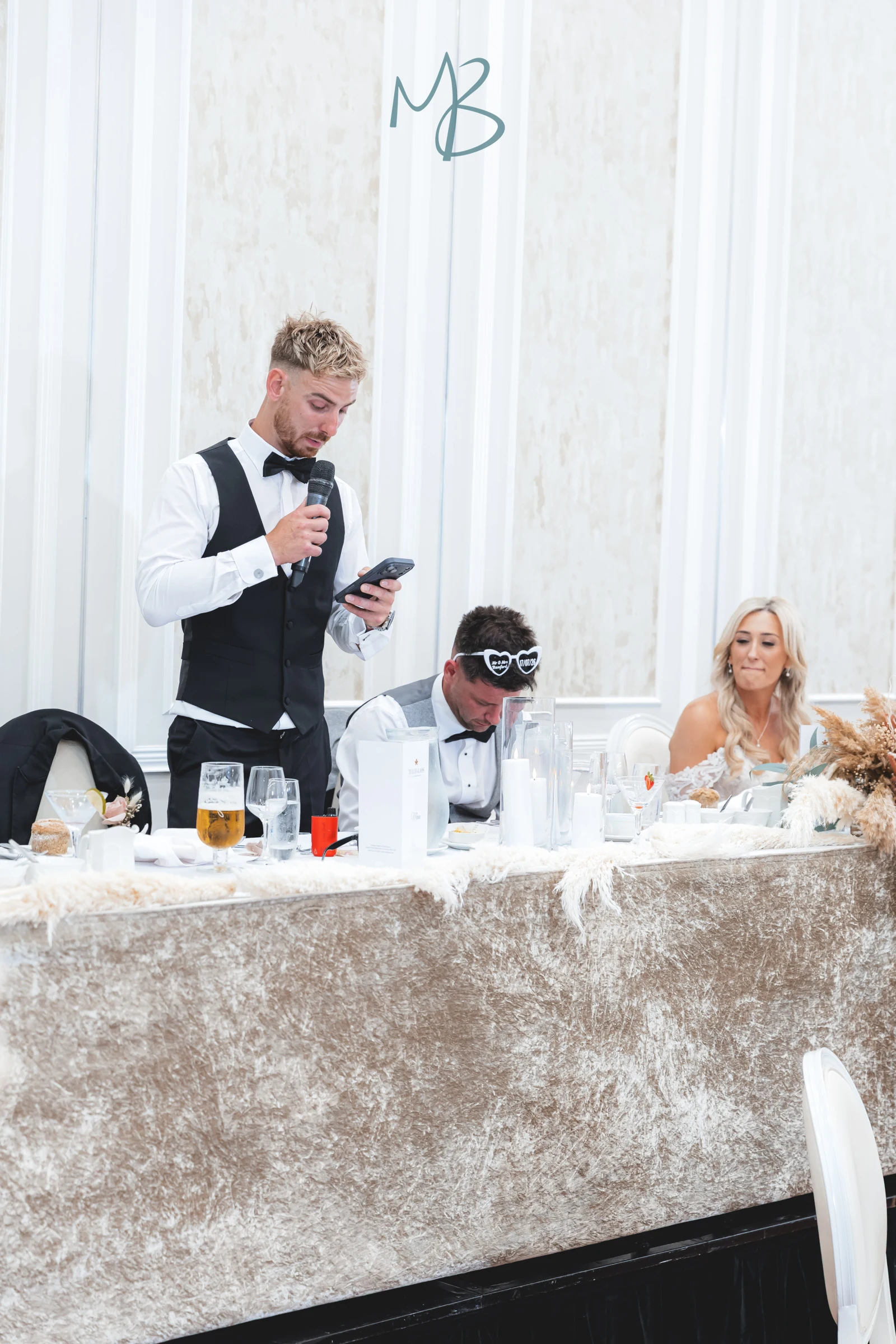 Lee and Melissa, Tullyglass Hotel