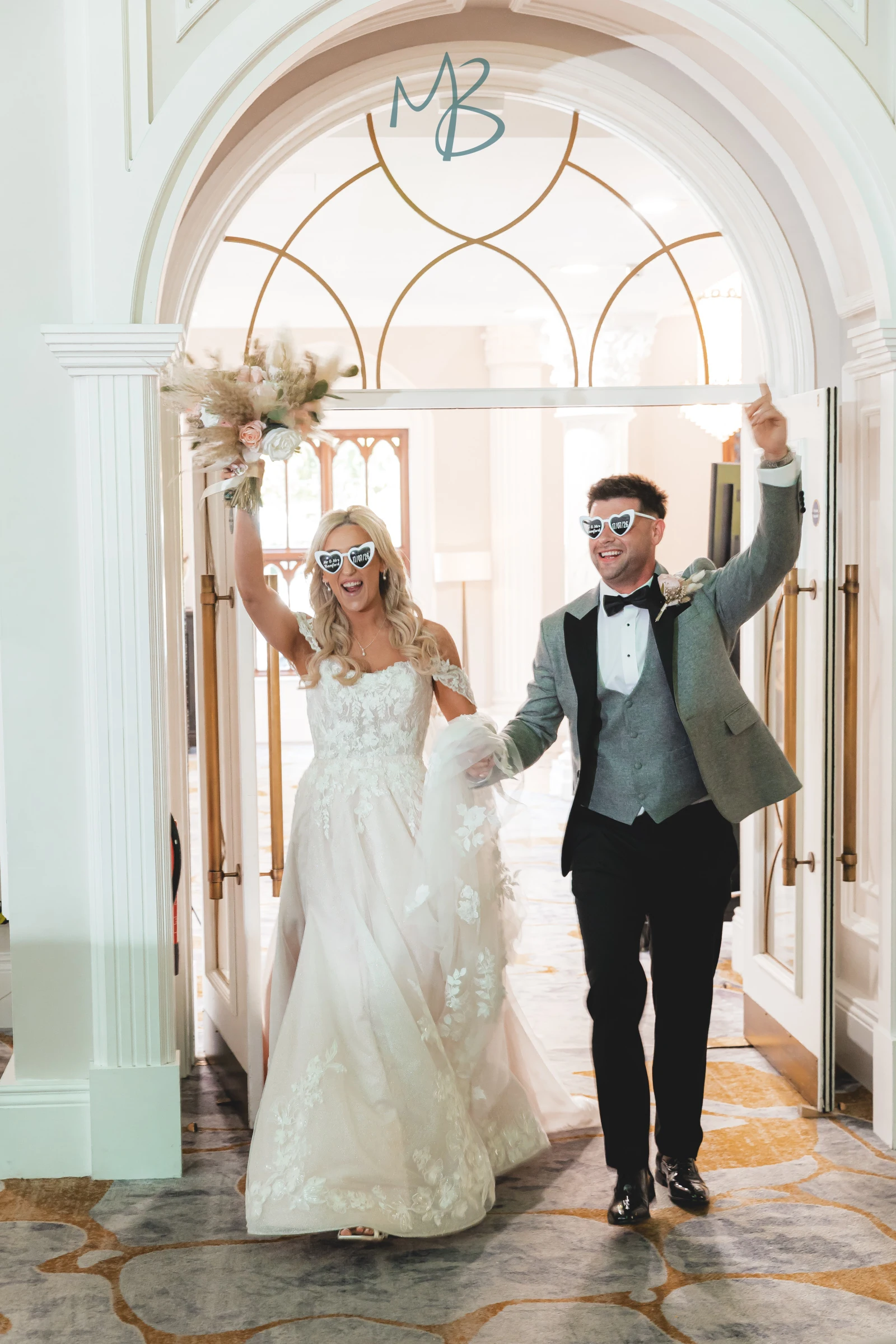 Lee and Melissa, Tullyglass Hotel