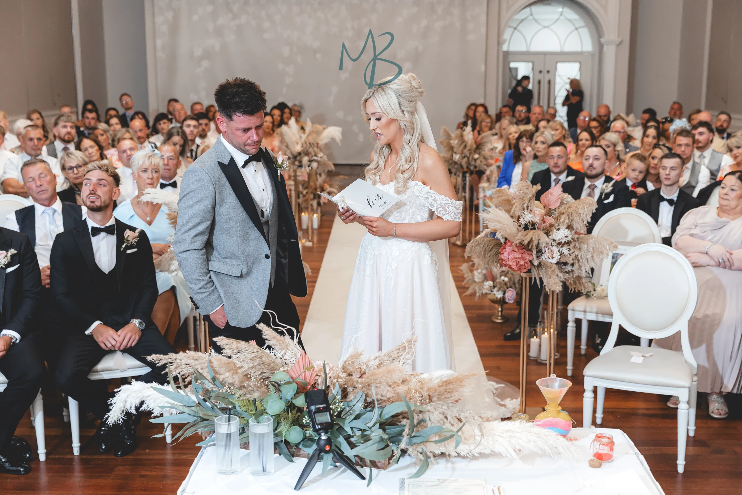 Lee and Melissa, Tullyglass Hotel