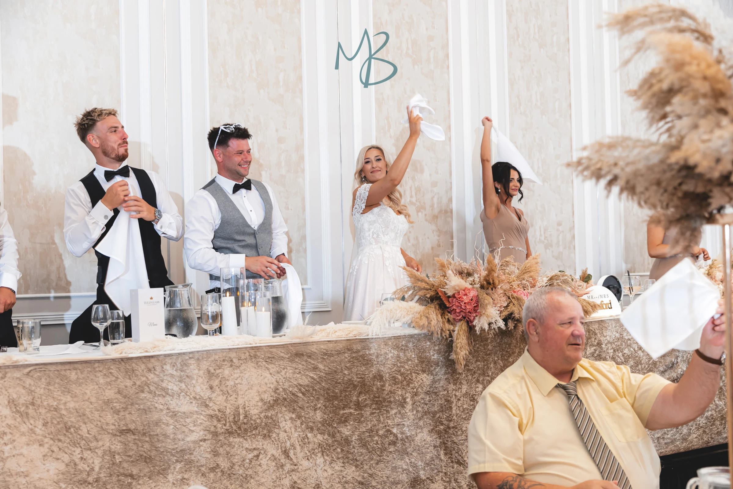 Lee and Melissa, Tullyglass Hotel