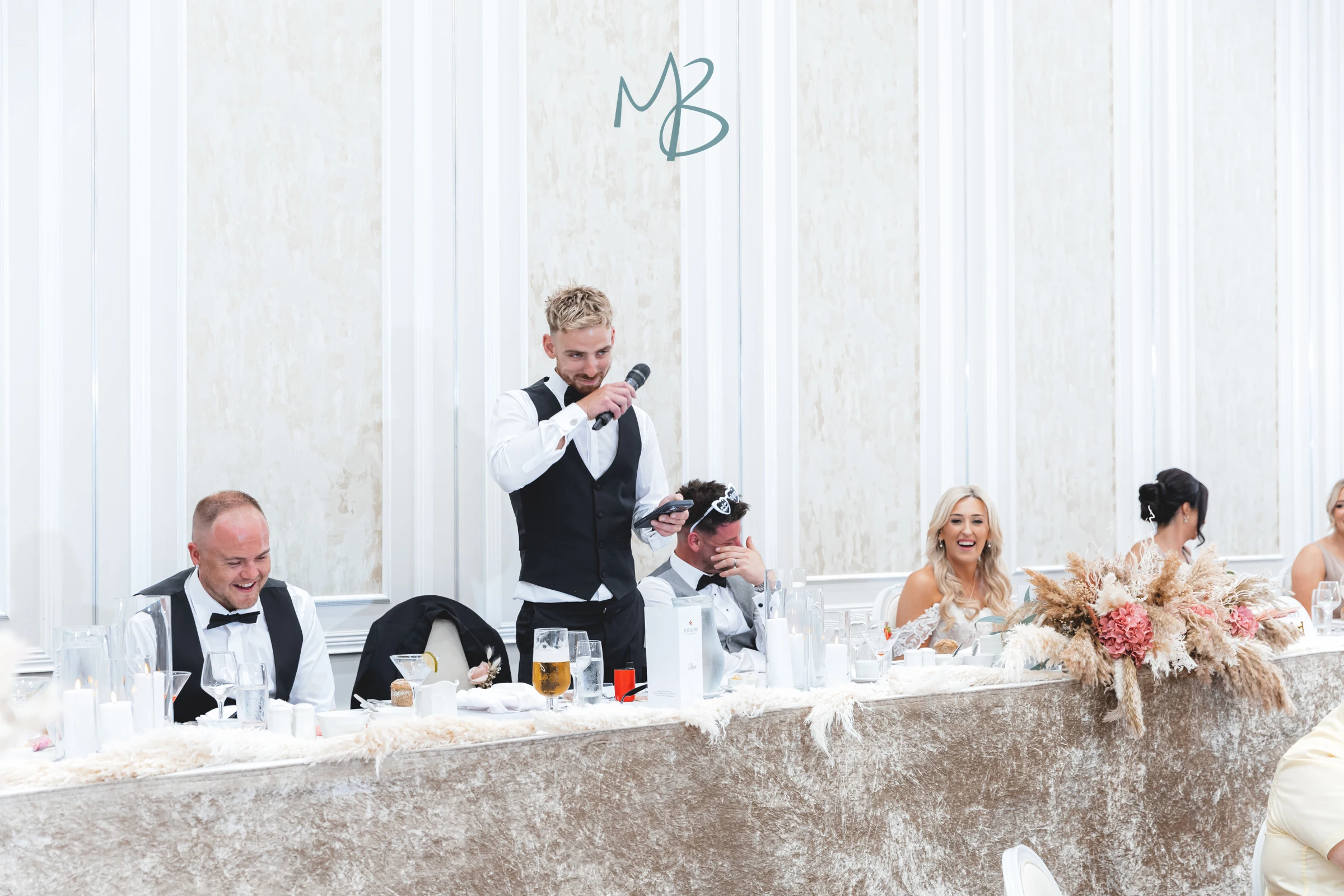 Lee and Melissa, Tullyglass Hotel