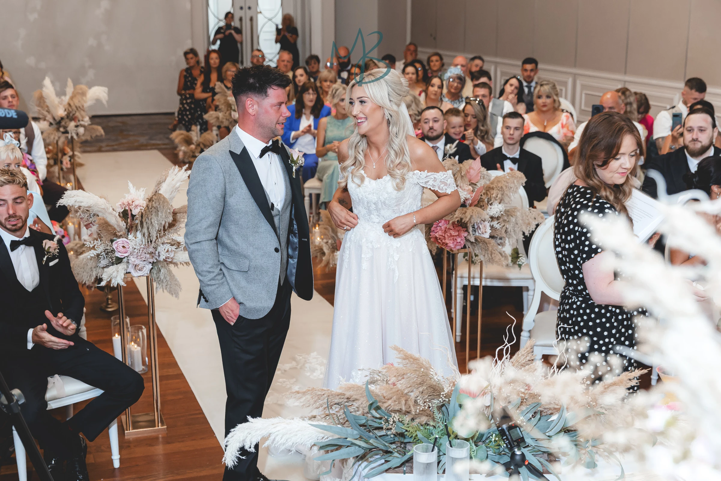 Lee and Melissa, Tullyglass Hotel