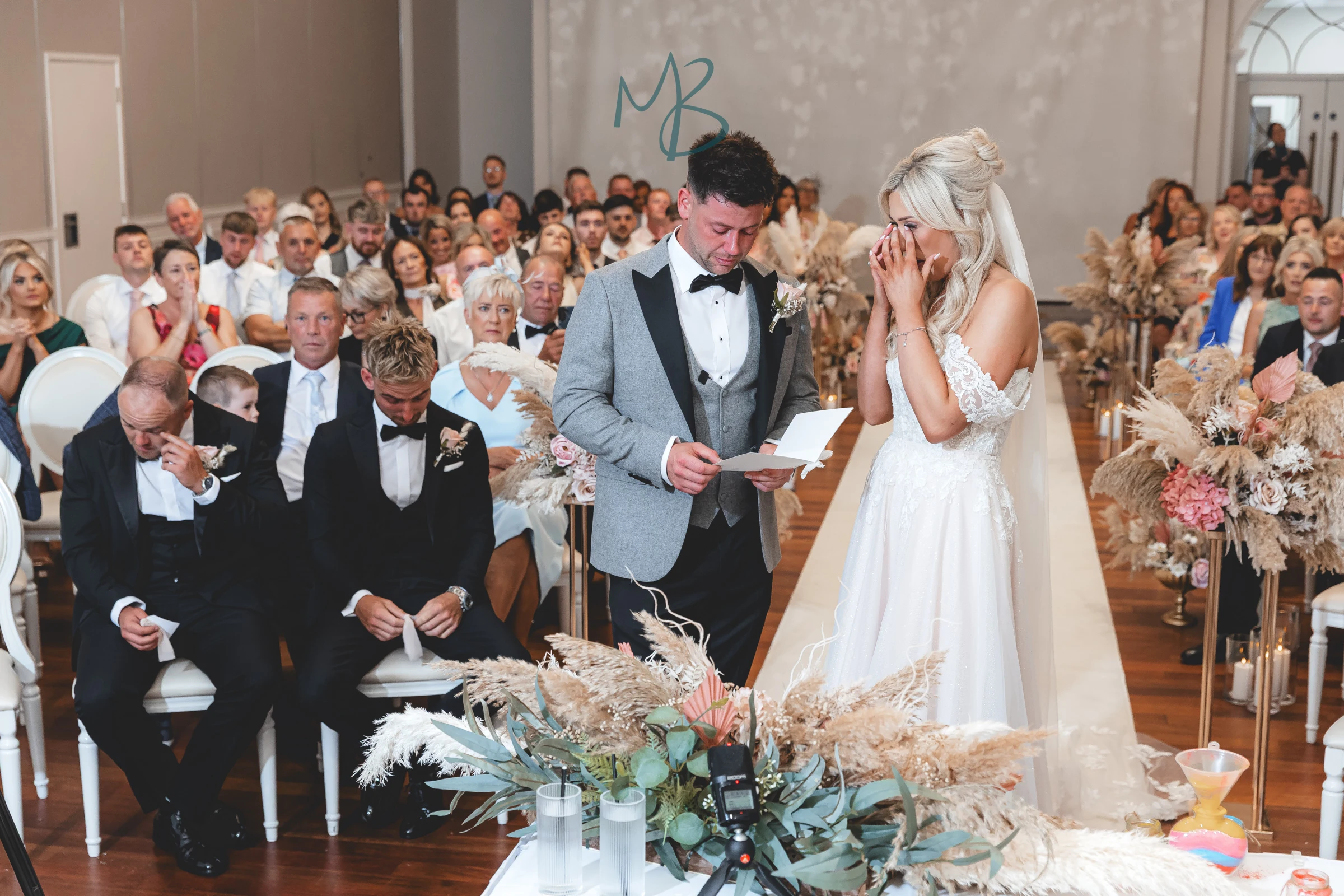 Lee and Melissa, Tullyglass Hotel