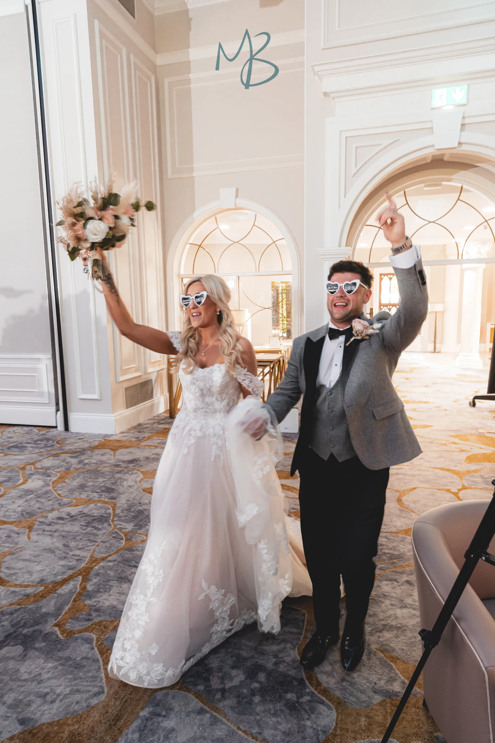 Lee and Melissa, Tullyglass Hotel