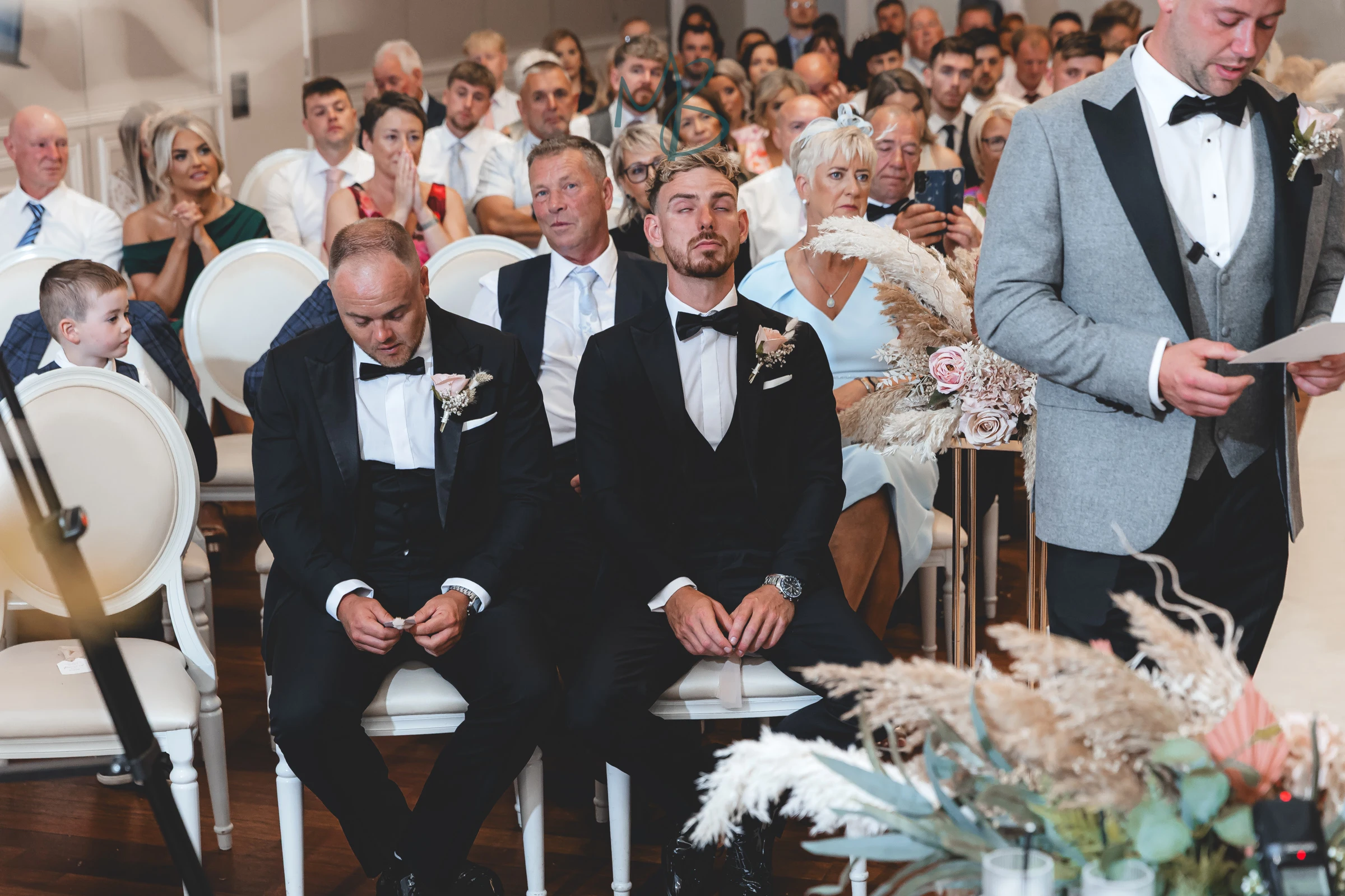 Lee and Melissa, Tullyglass Hotel