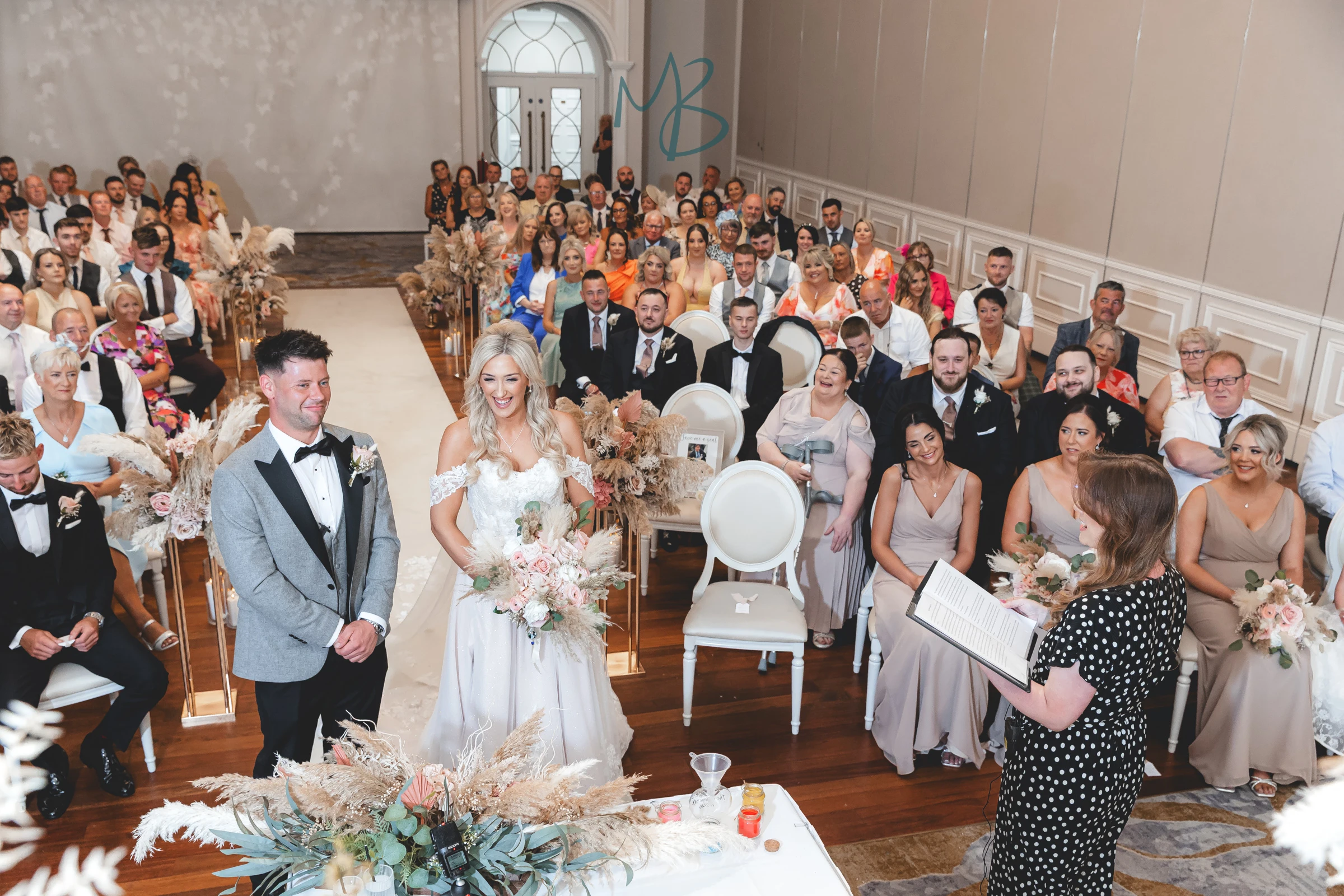Lee and Melissa, Tullyglass Hotel